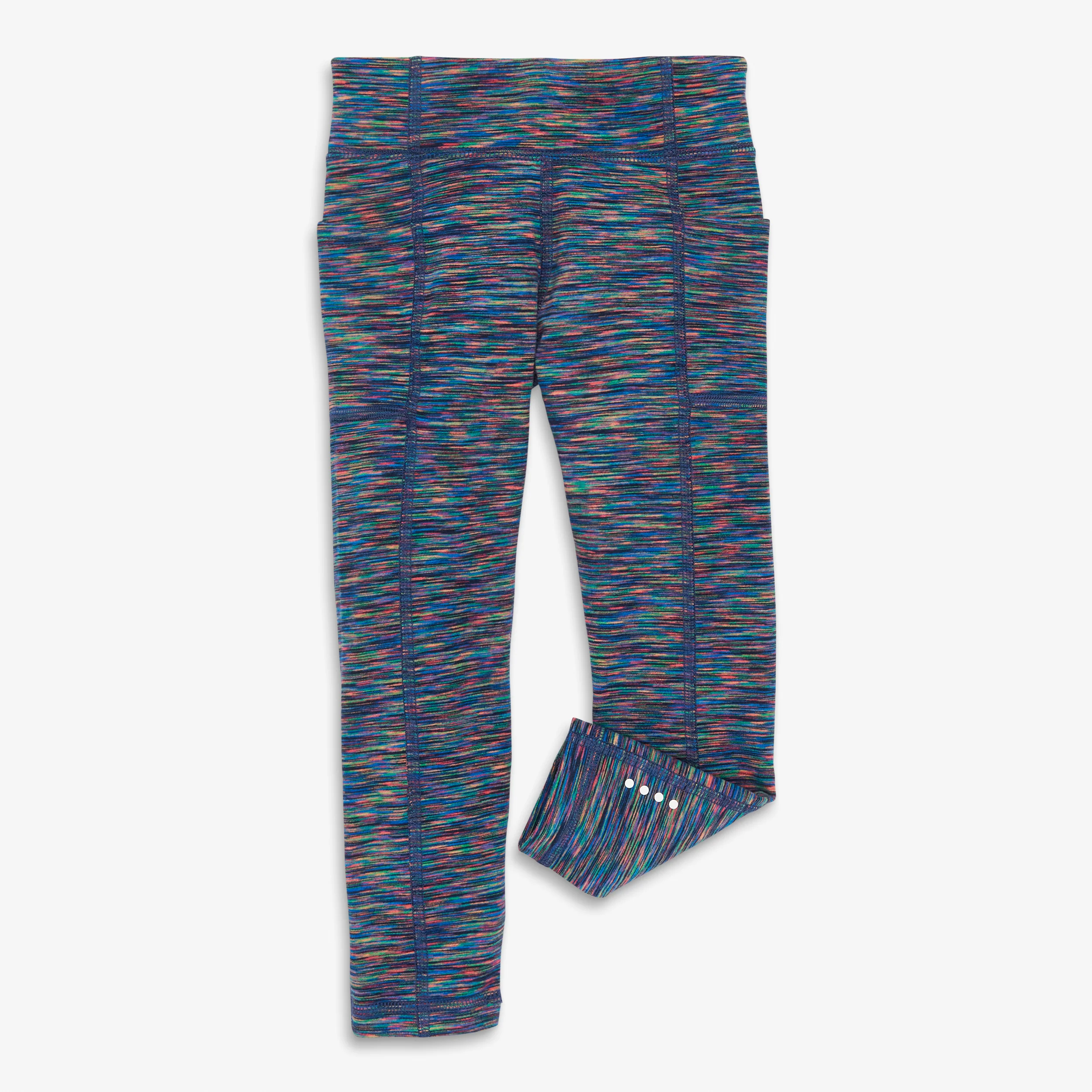 Clearance kids active pocket legging in spacedye