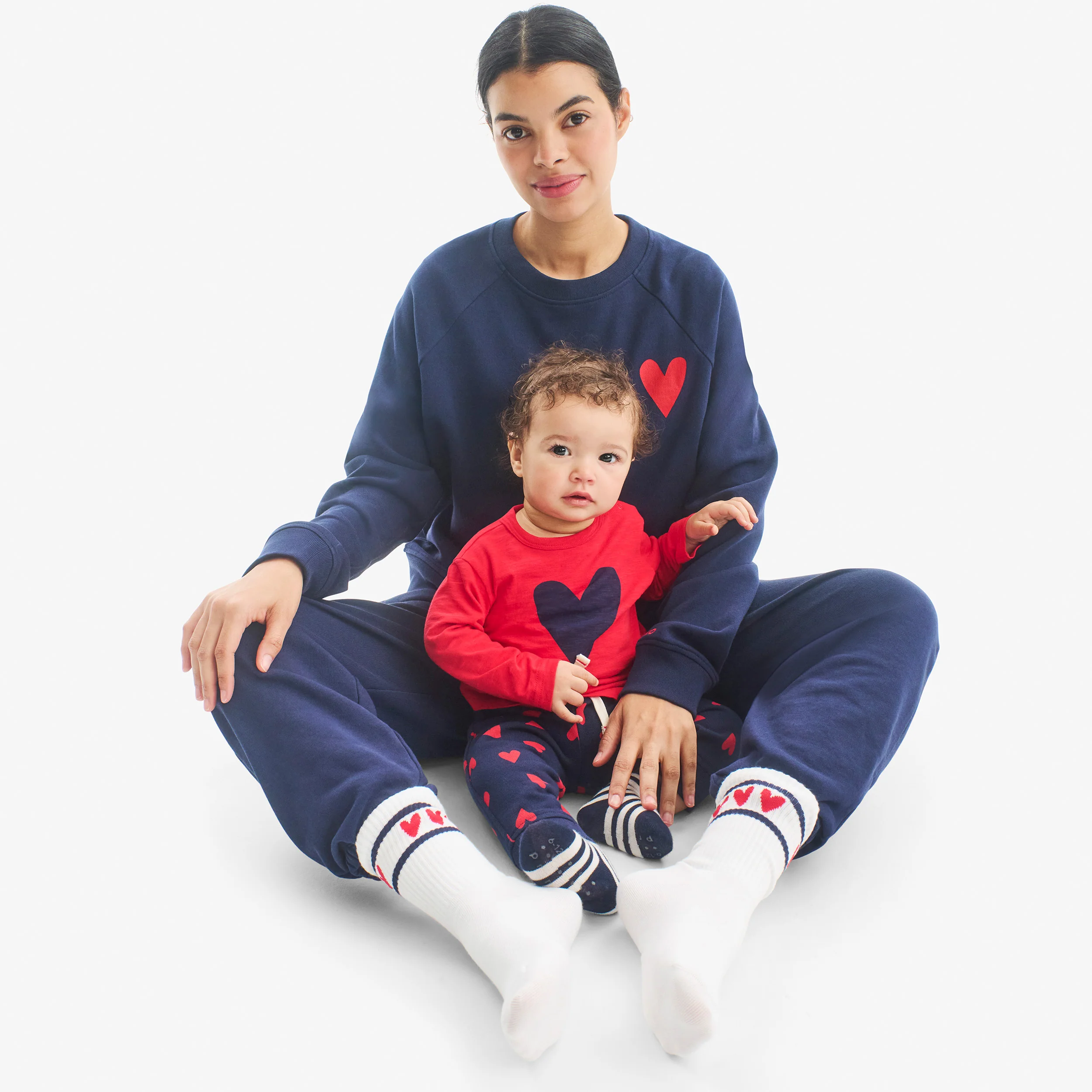 Adult heart athletic socks - Image 2