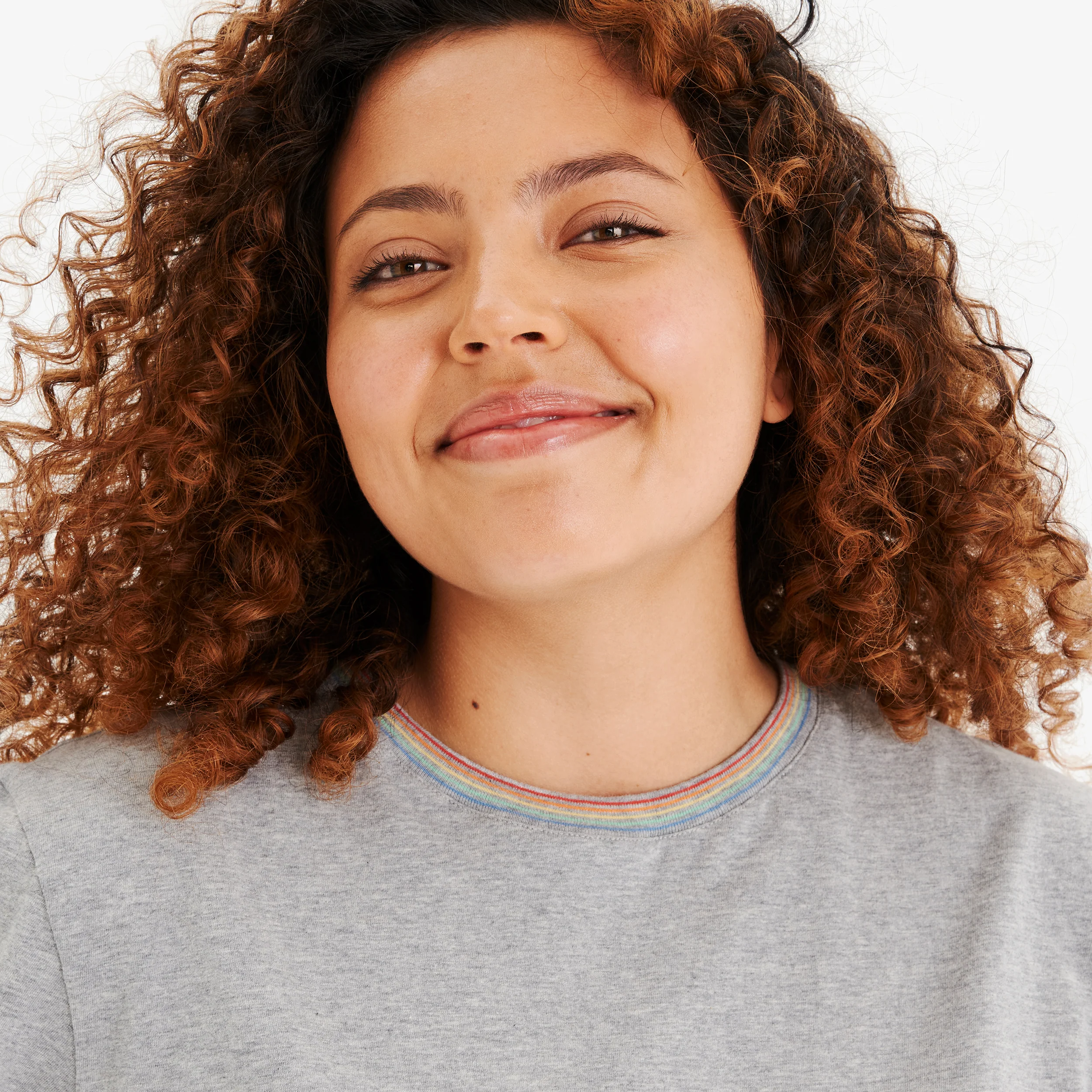 Clearance adult easy rainbow ringer tee (women’s fit) - Image 3