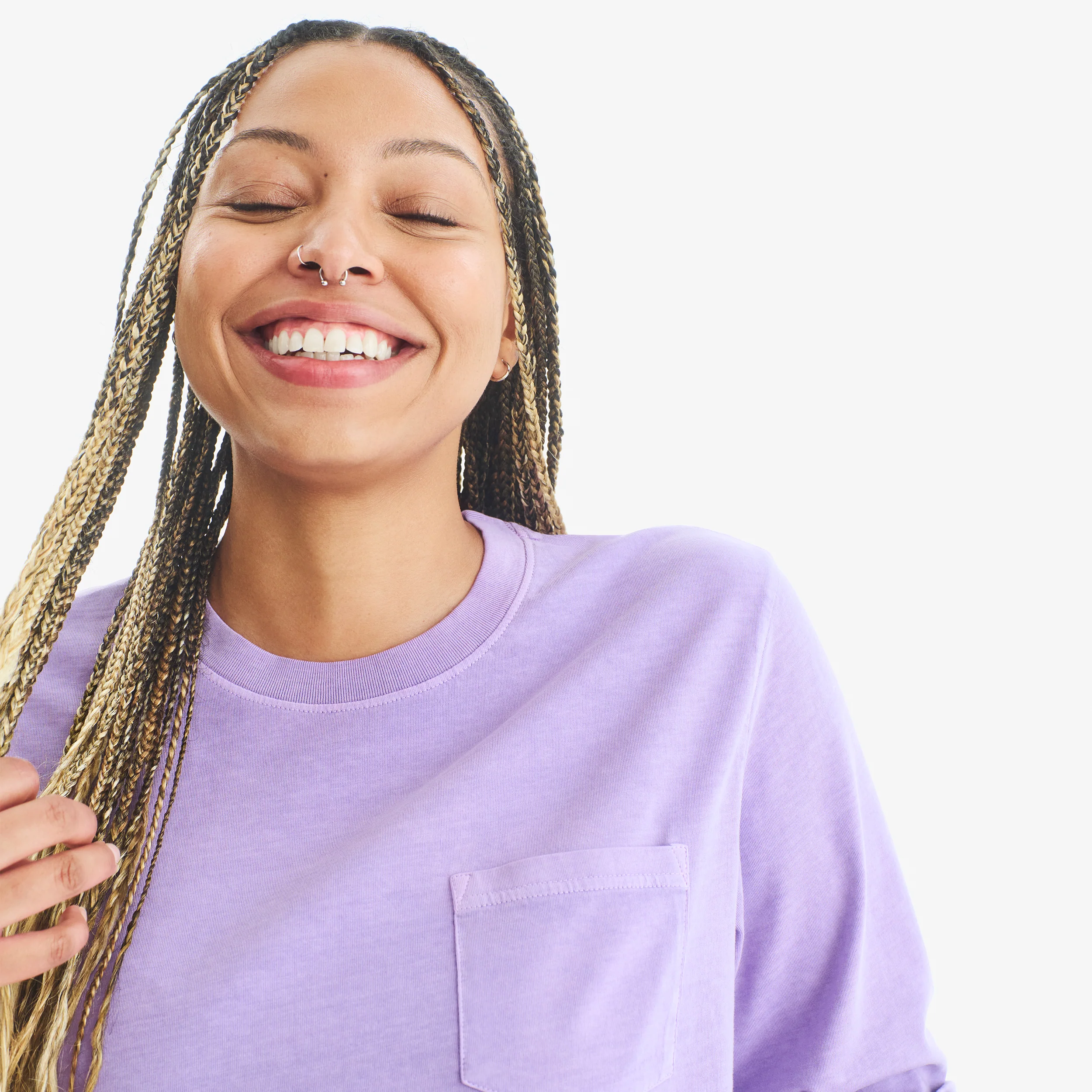 Adult long sleeve garment dyed pocket tee (unisex fit) - Image 11