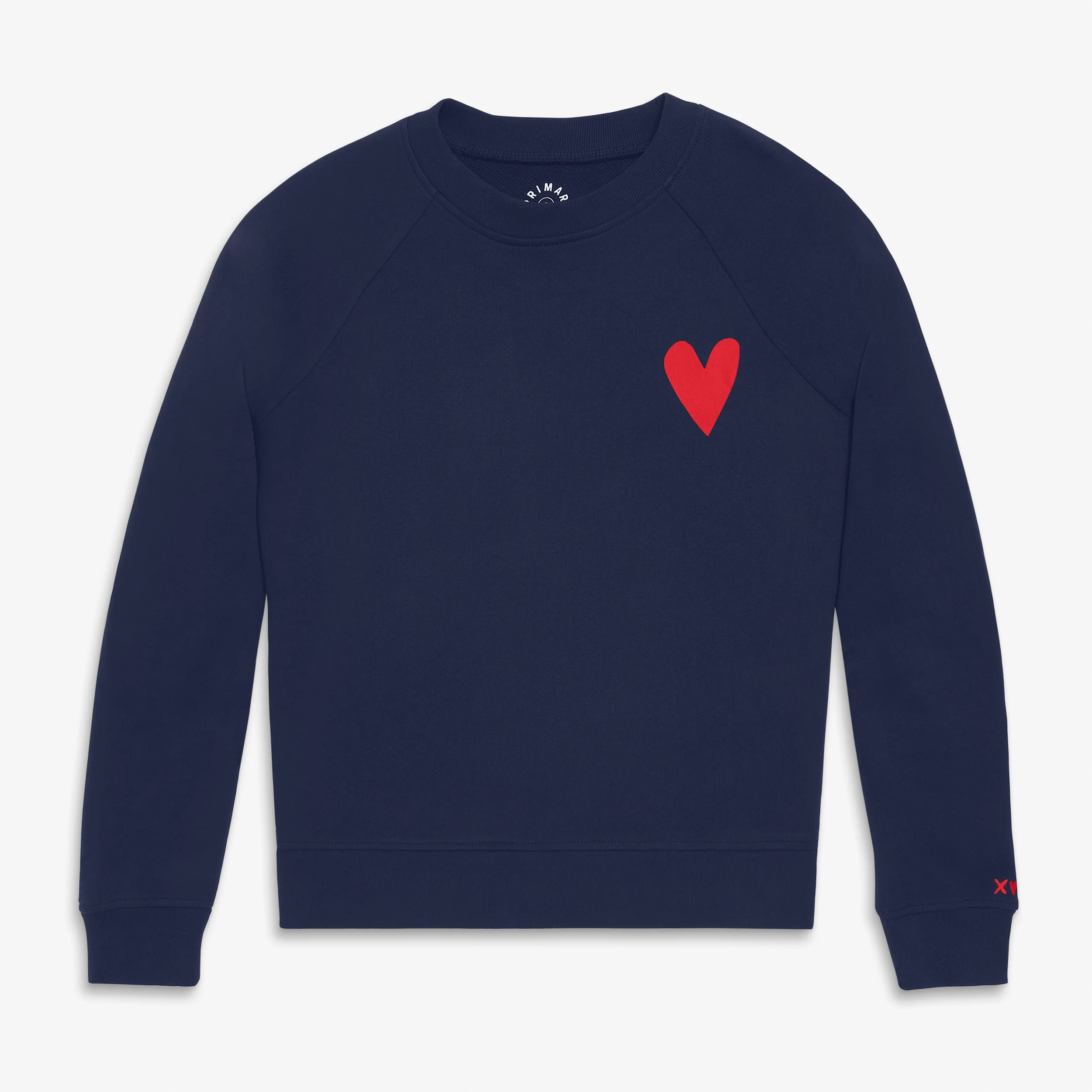 Adult heart crop sweatshirt (women's fit) - Image 2