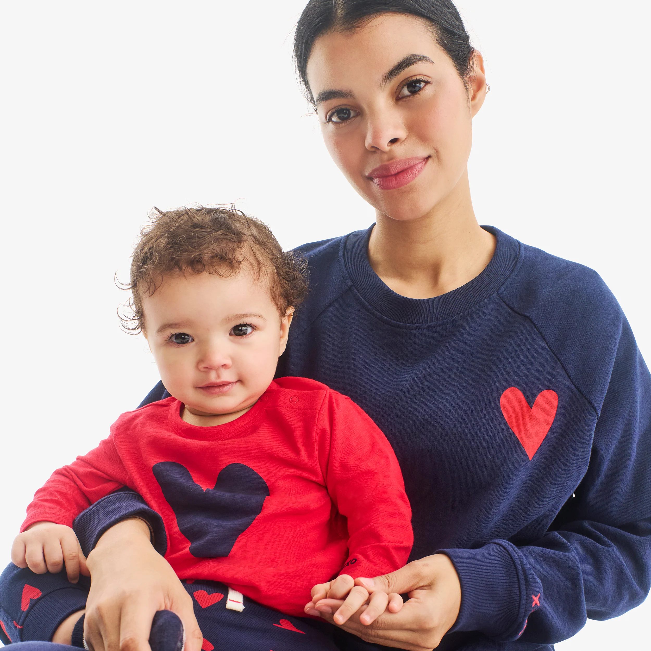 Adult heart crop sweatshirt (women's fit) - Image 4