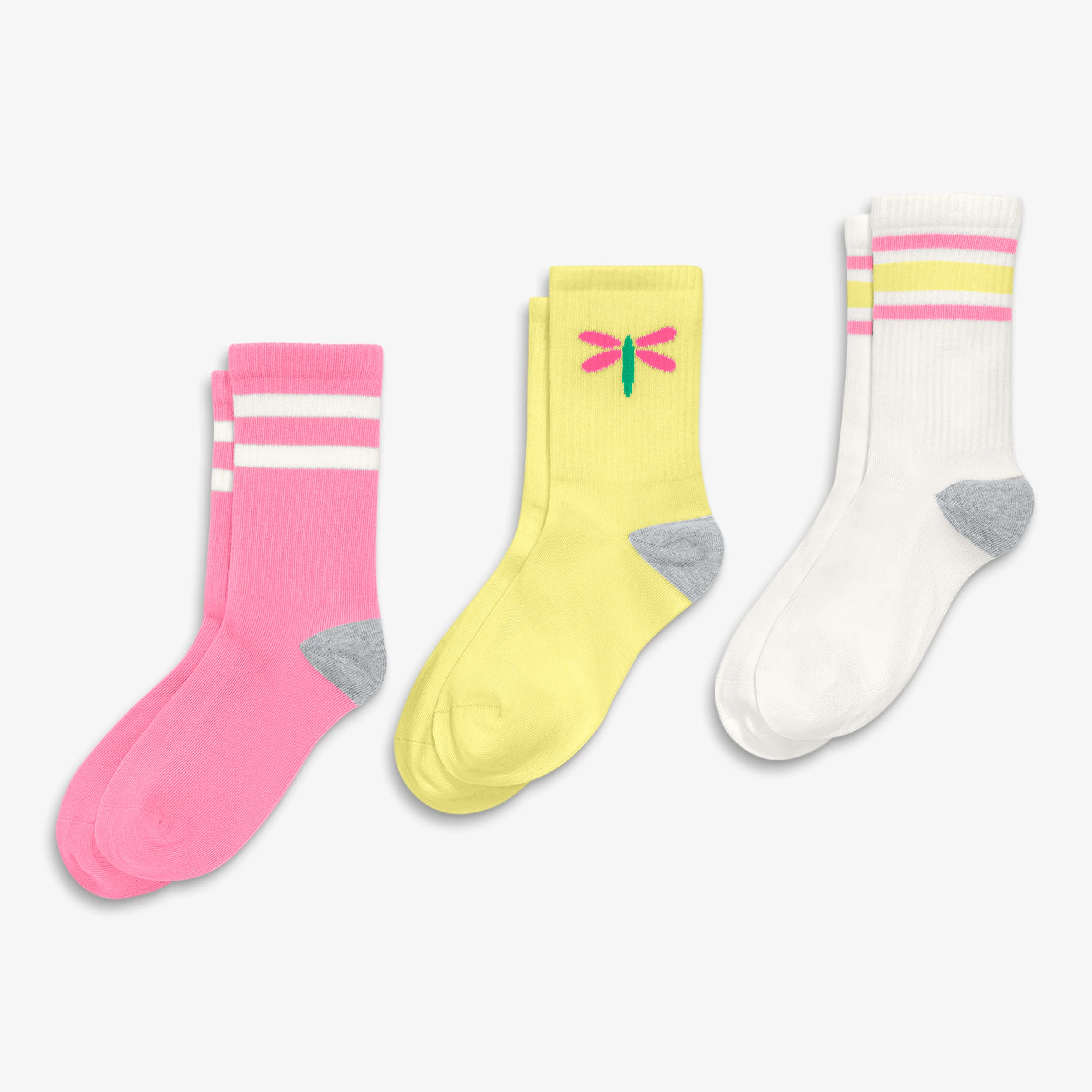 Kids athletic sock in dragonfly mix - Image 3