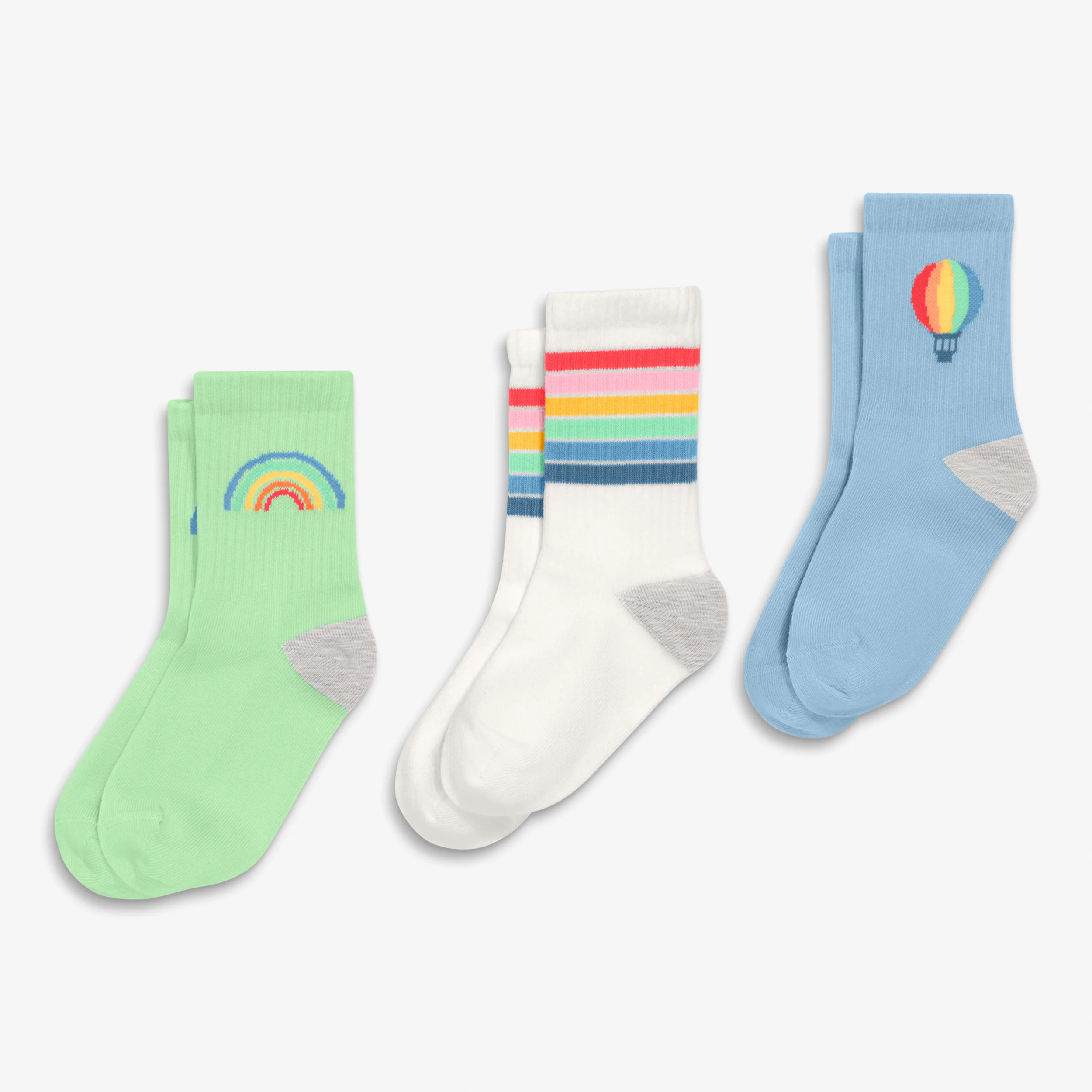 Kids athletic sock in hot air balloon mix - Image 4