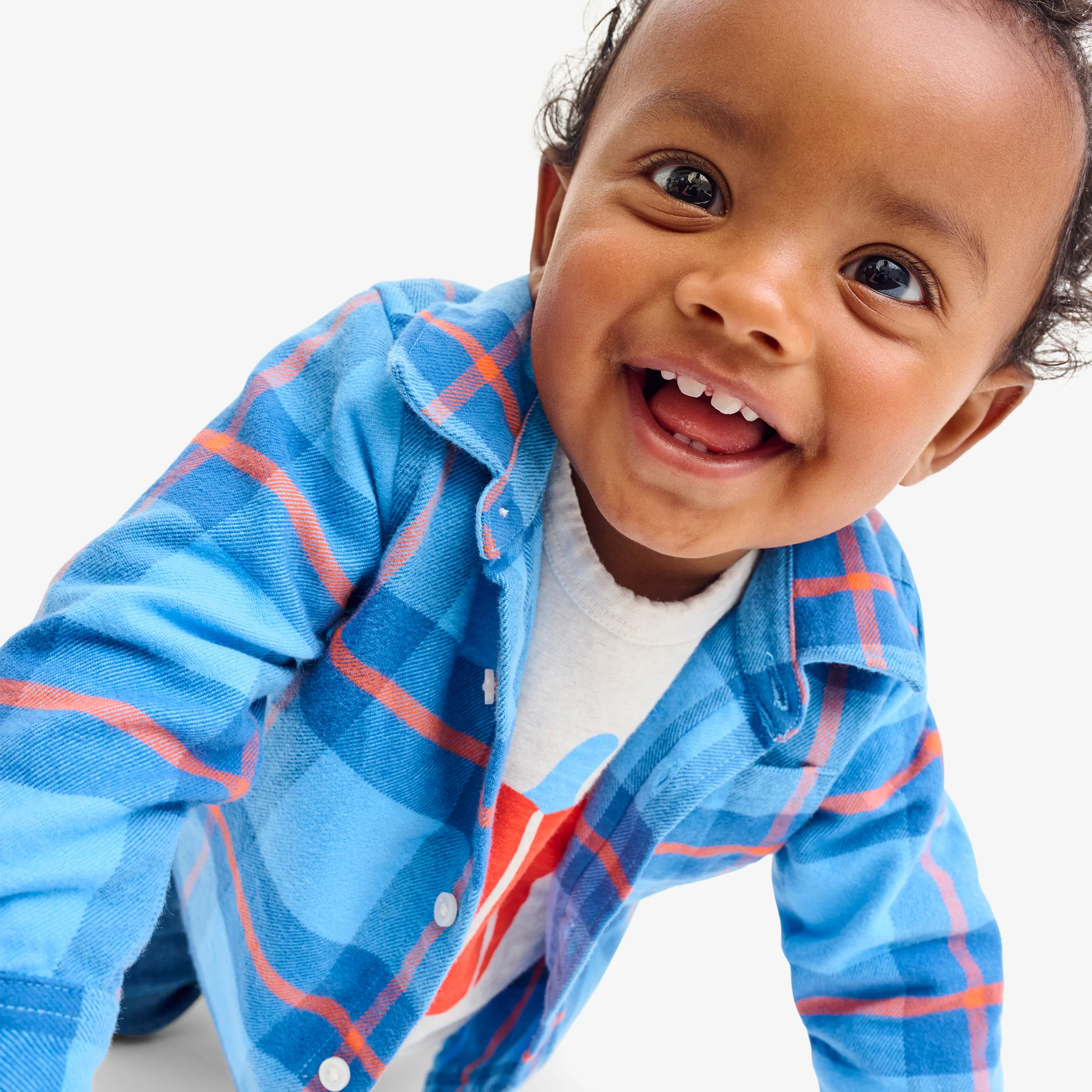 Clearance baby long sleeve flannel plaid button down - Image 6