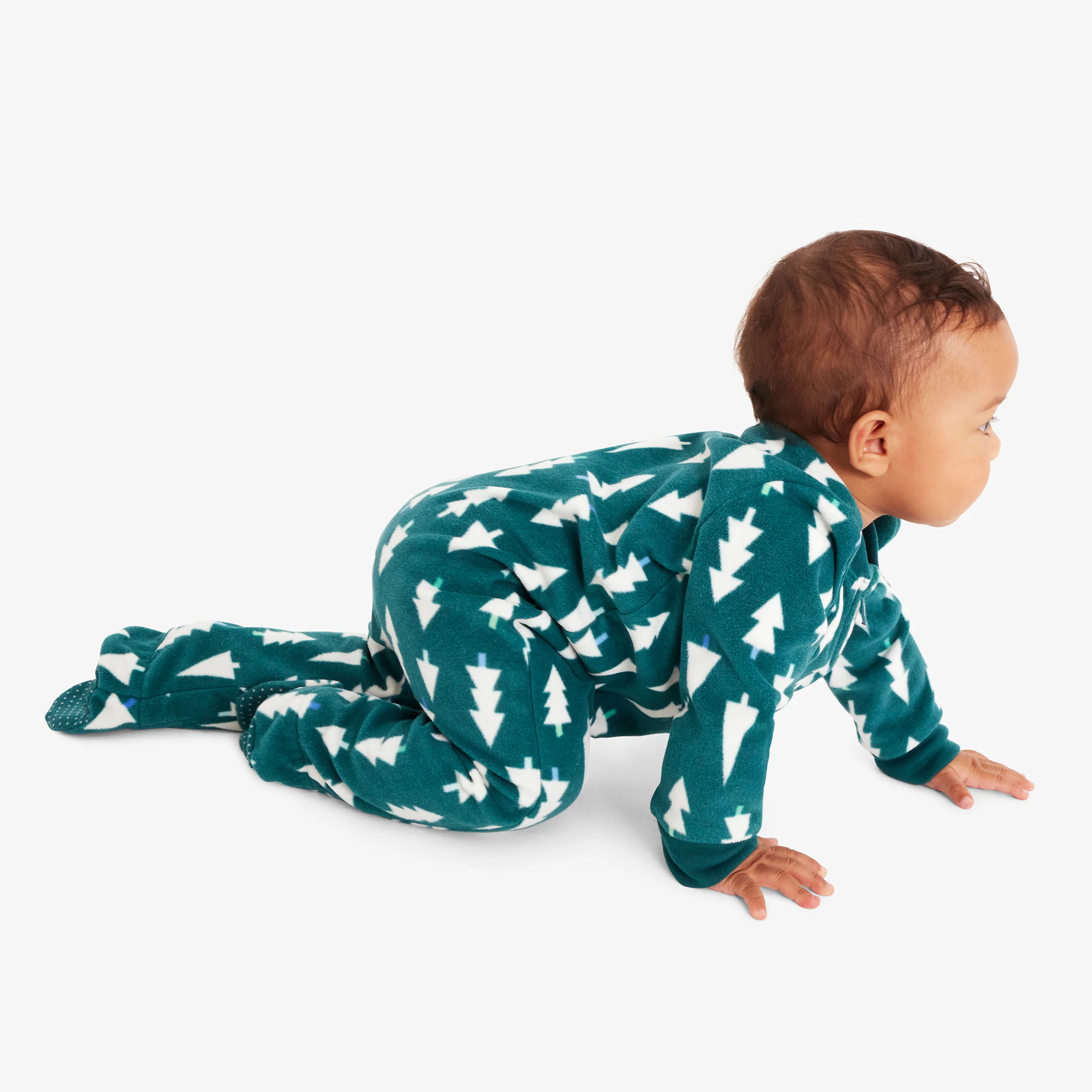 Baby fleece zip footie - Image 2