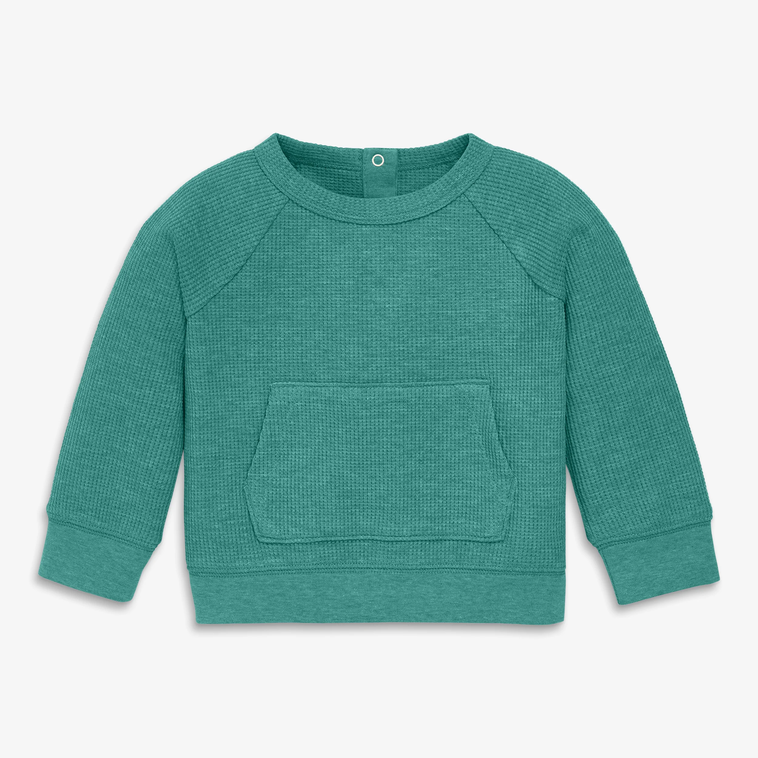 Baby heathered waffle pocket tee - Image 5
