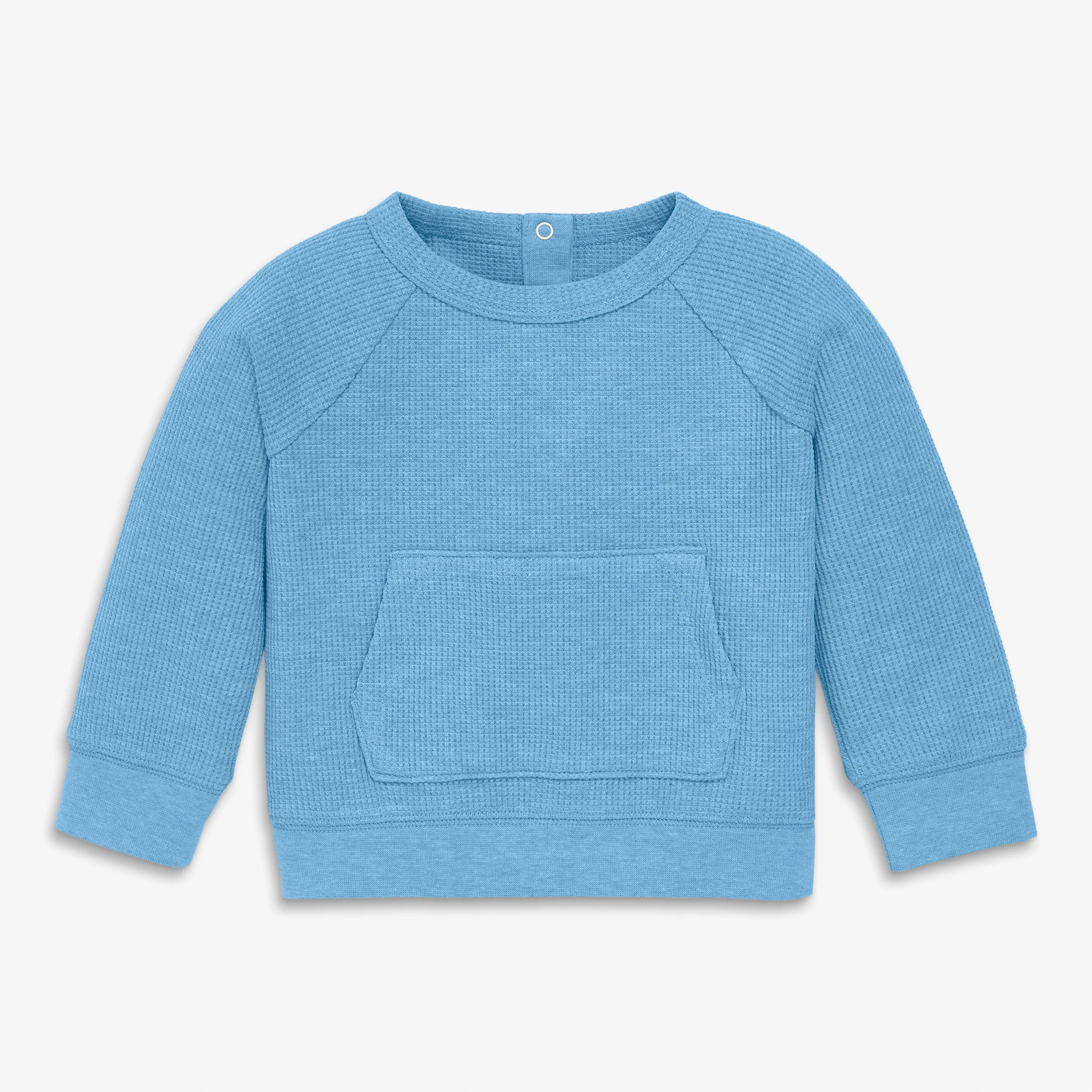 Baby heathered waffle pocket tee - Image 6