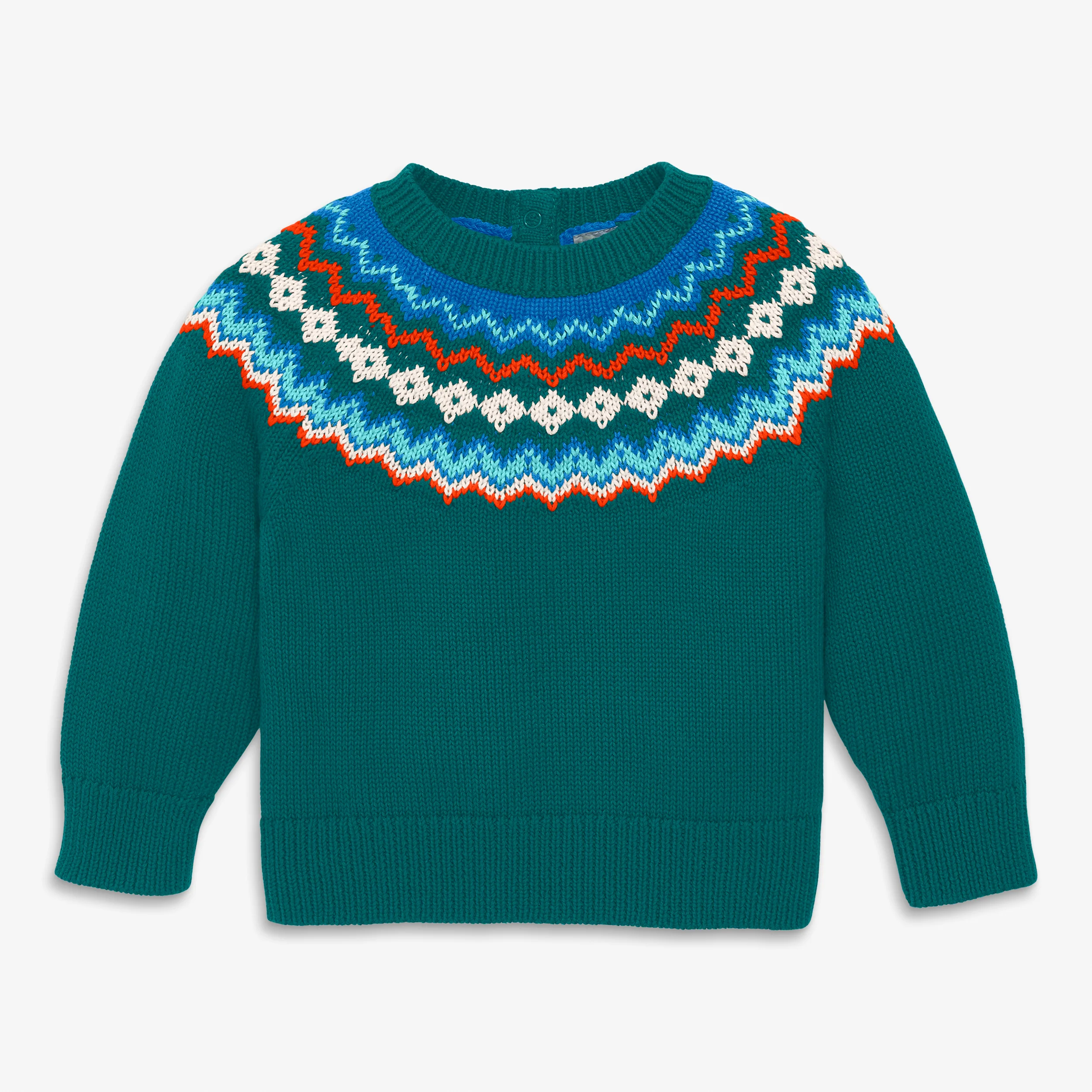 Baby fair isle sweater - Image 2