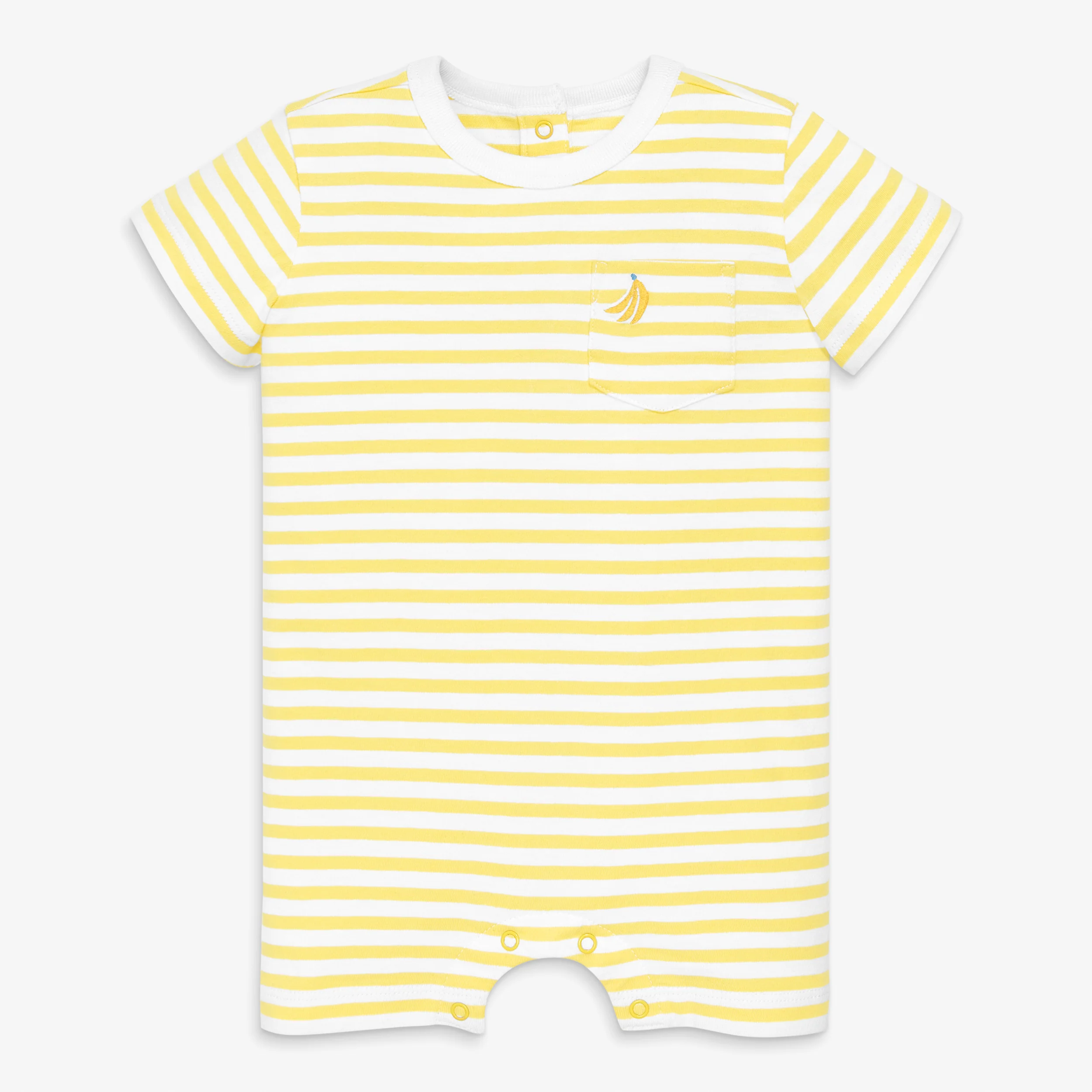 Baby embroidered stripe pocket shortie - Image 4