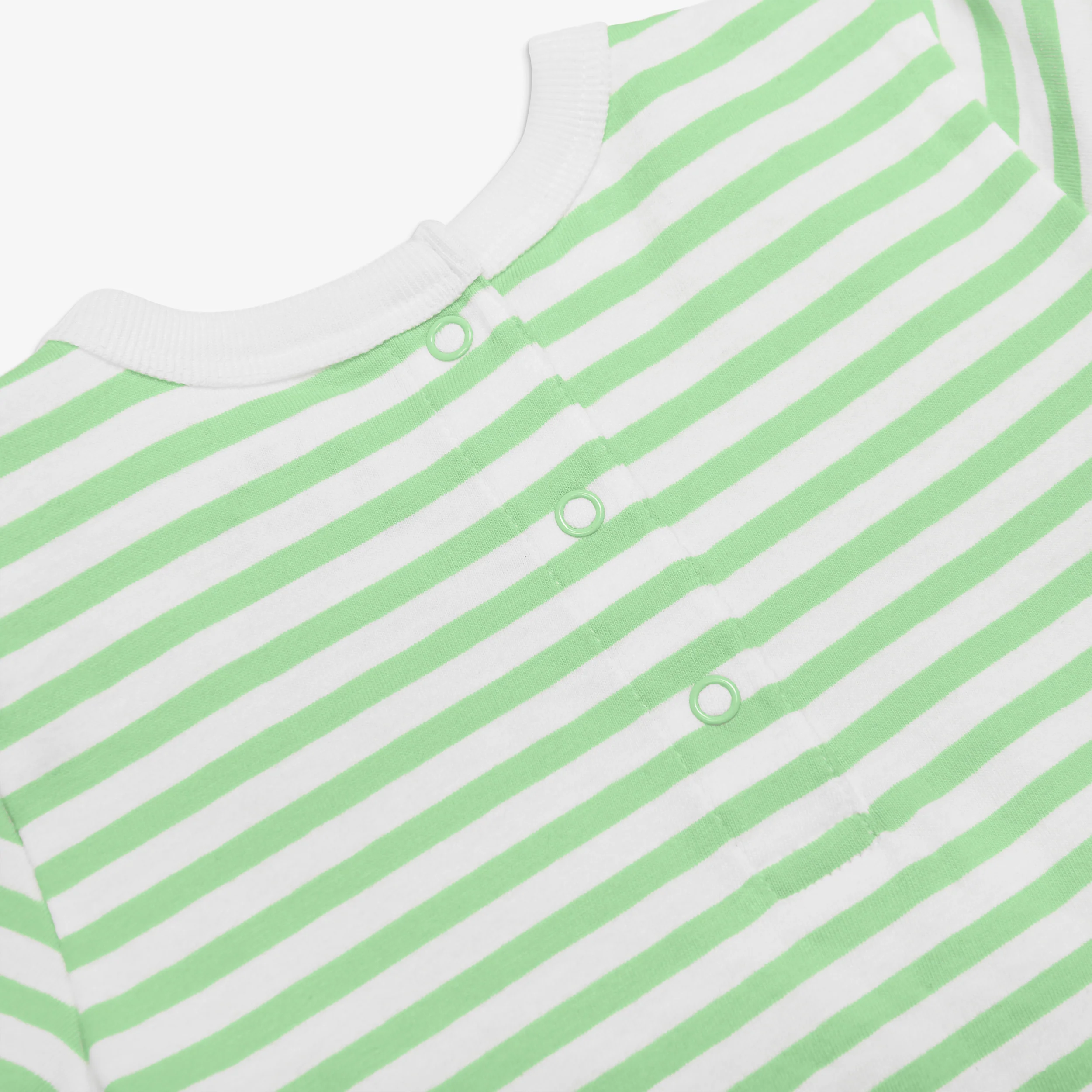 Baby embroidered stripe pocket shortie - Image 8