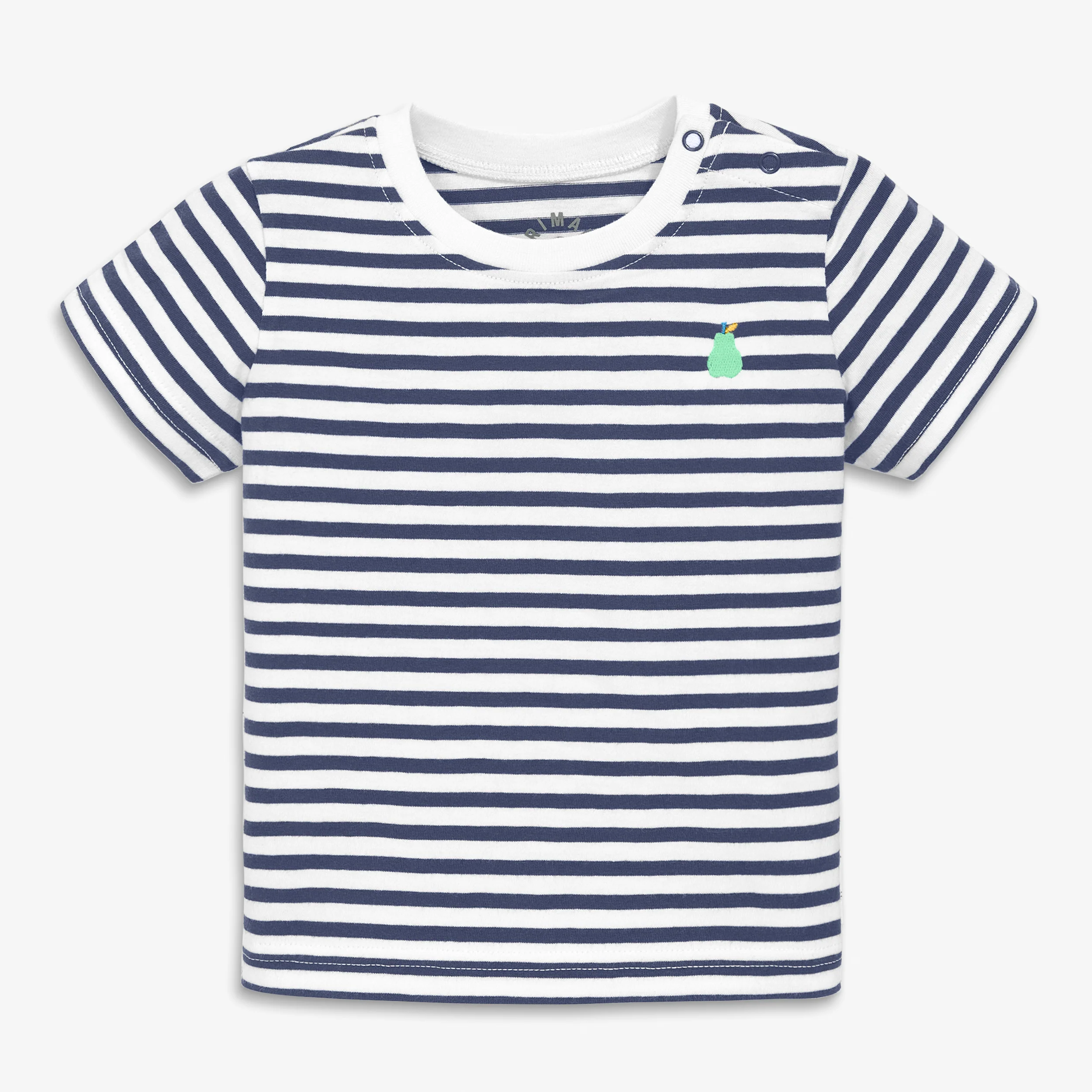 Baby embroidered stripe tee - Image 3