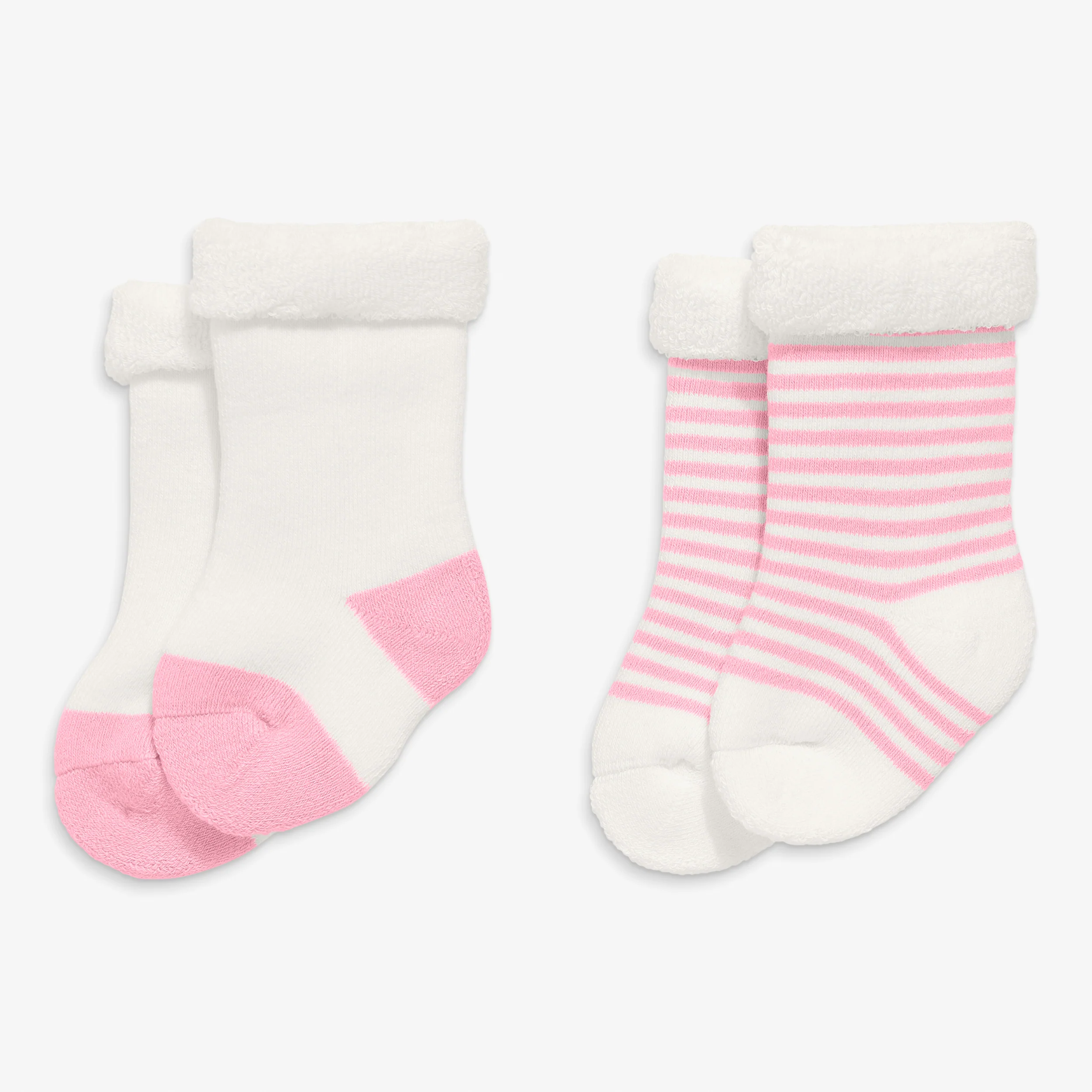 Clearance baby's first sock 2-pack in stripe