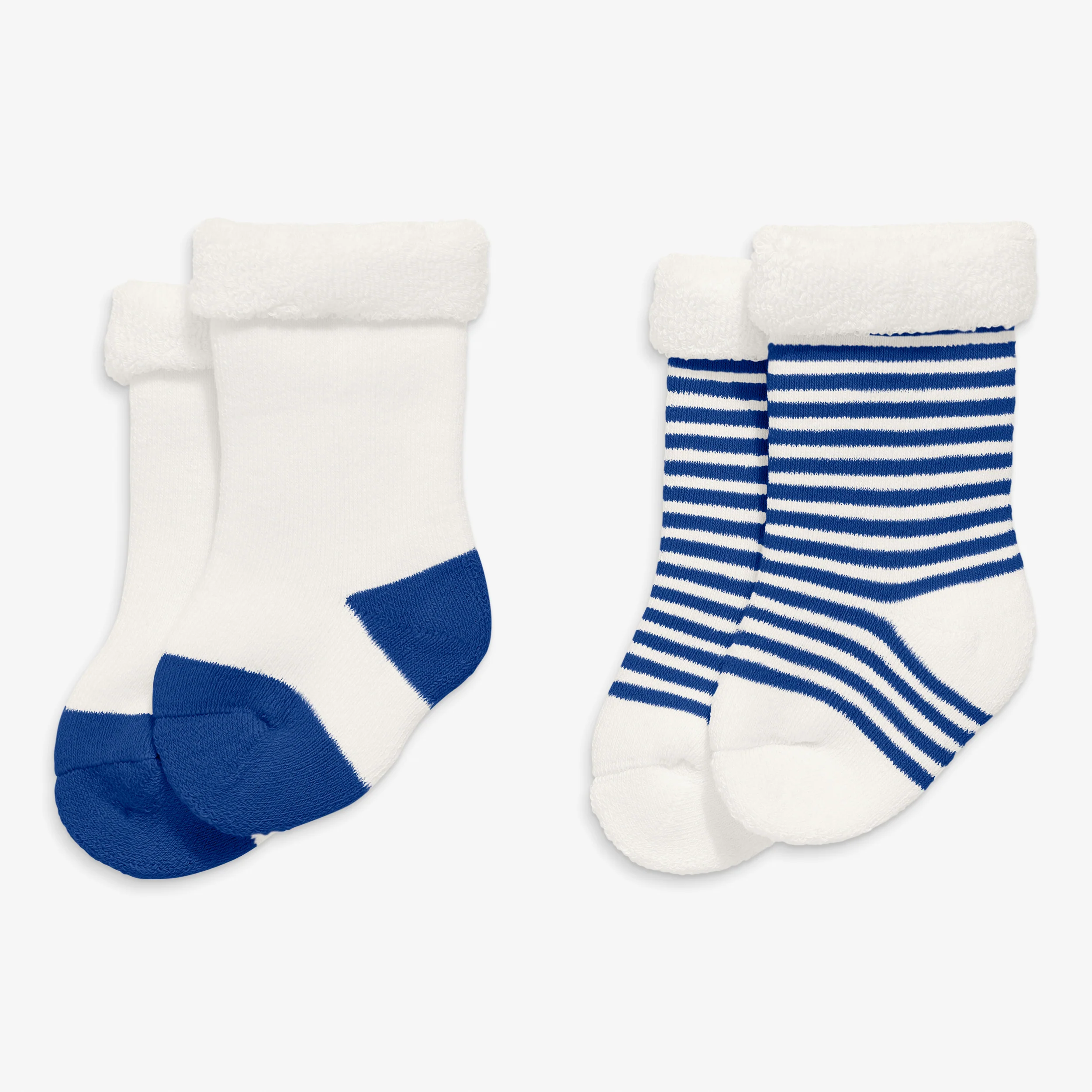 Clearance baby's first sock 2-pack in stripe - Image 2