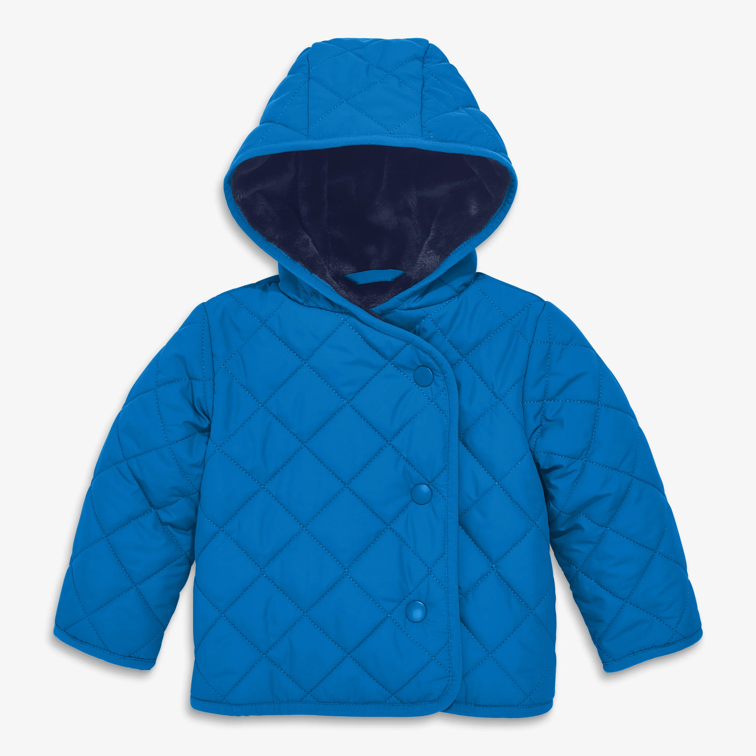 Baby quilted fleece-lined puffer jacket - Image 2