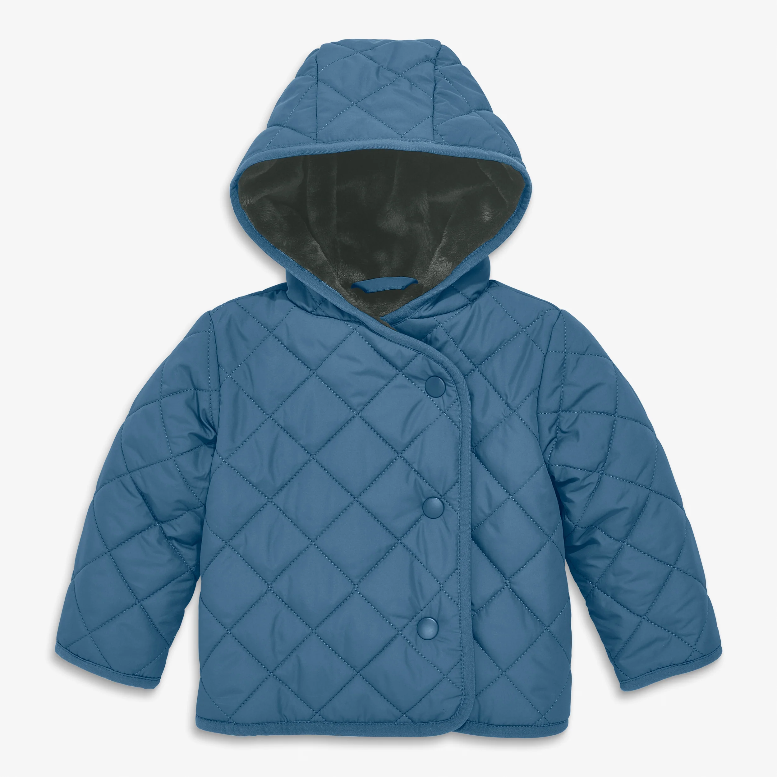 Baby quilted fleece-lined puffer jacket - Image 8