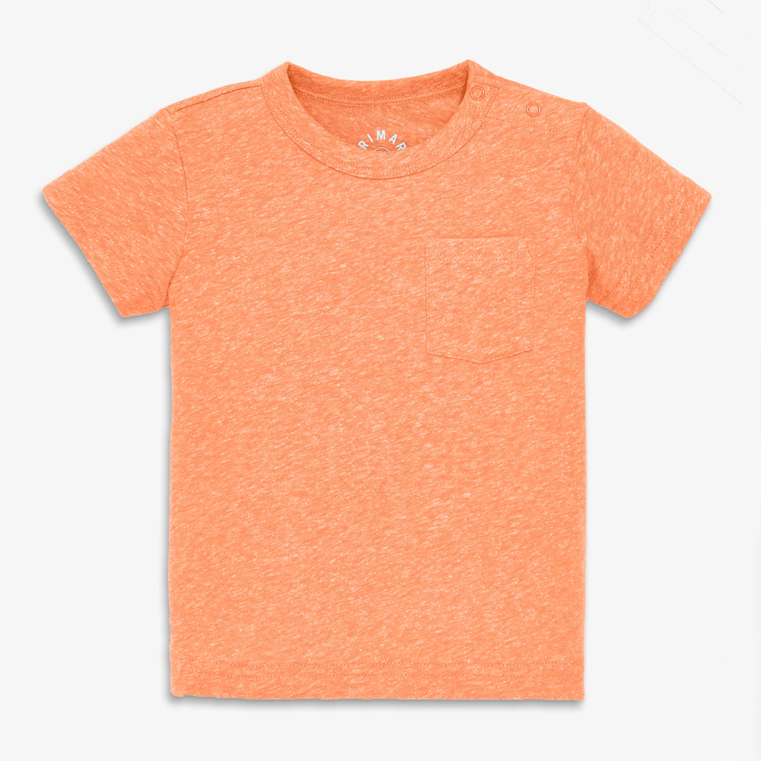 Baby heathered short sleeve pocket tee - Image 4