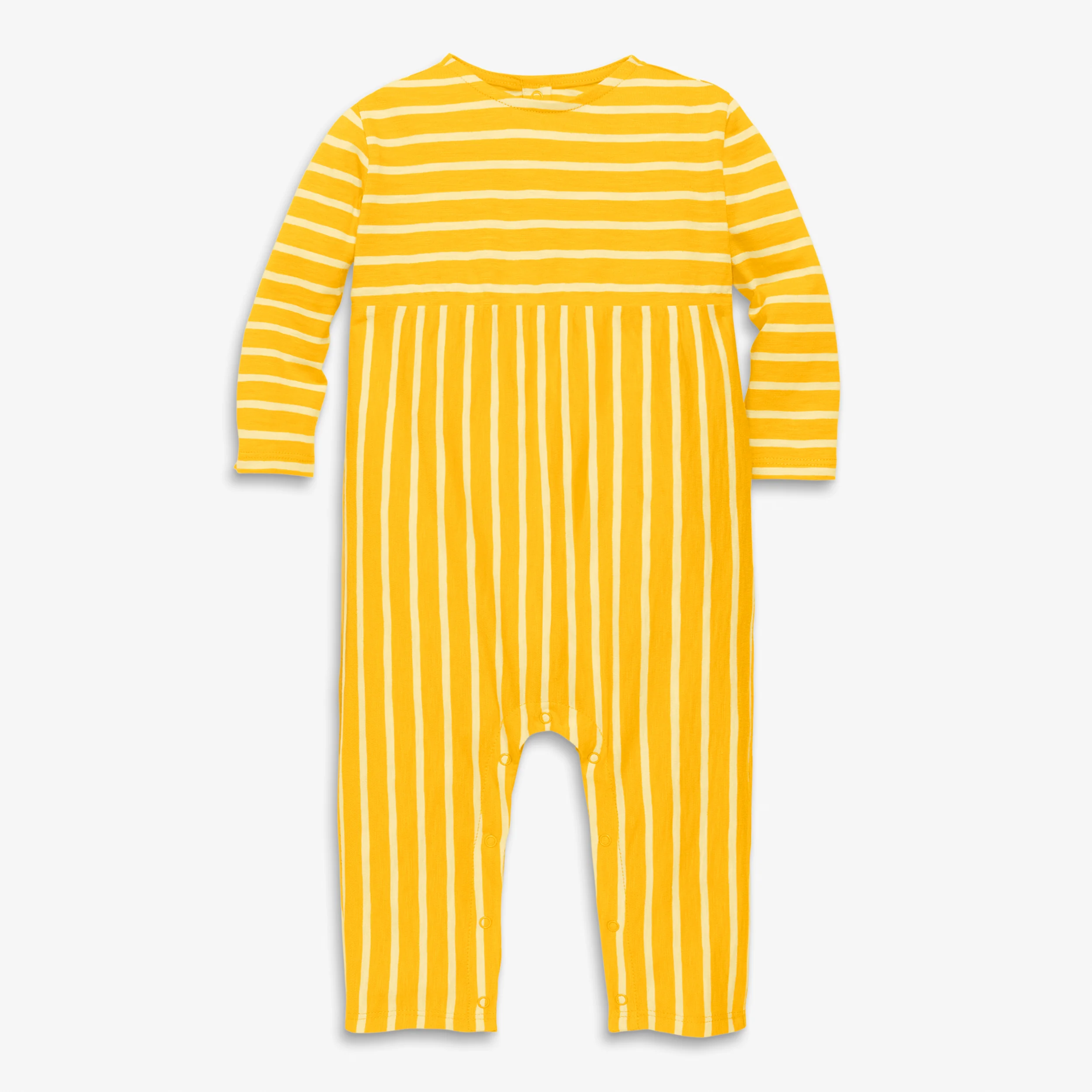 Clearance baby long sleeve explorer romper in stripe - Image 4
