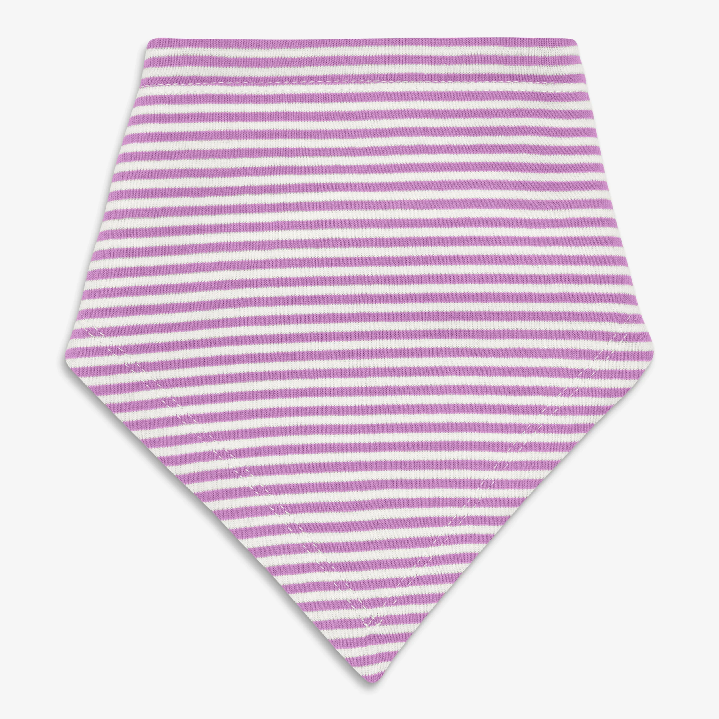 Clearance baby organic bib in mini stripe - Image 3