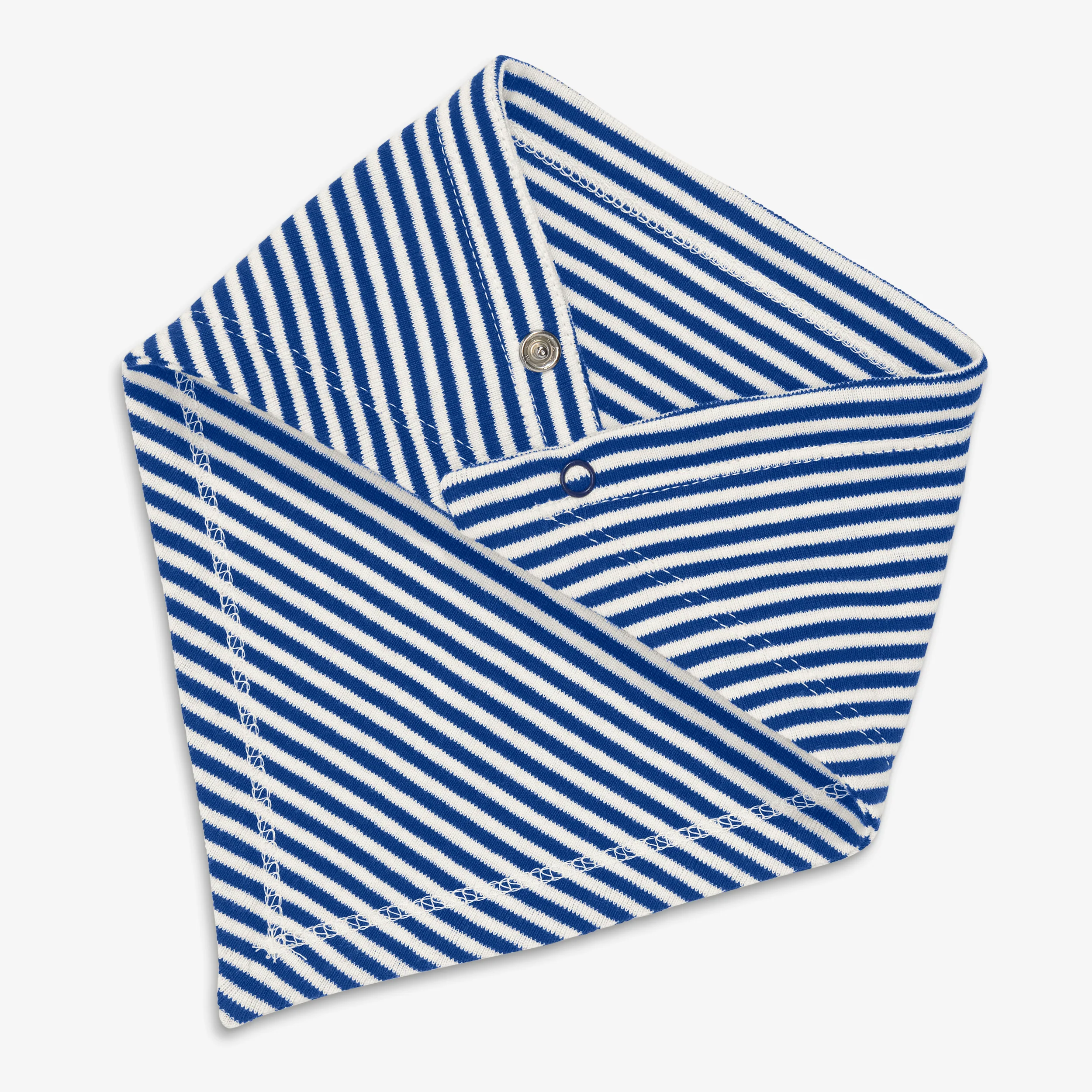 Clearance baby organic bib in mini stripe - Image 5