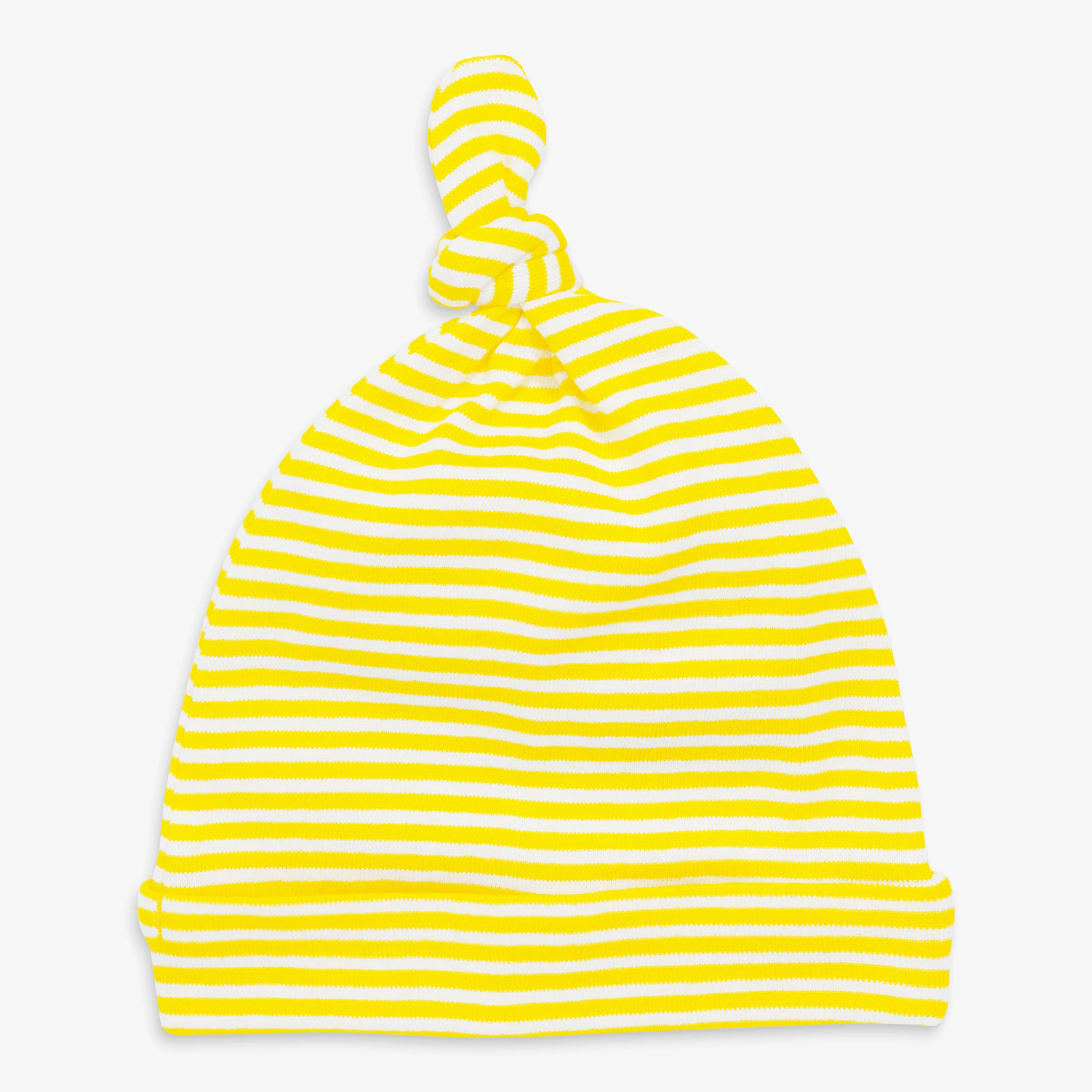 Clearance baby organic hat in mini stripe - Image 6