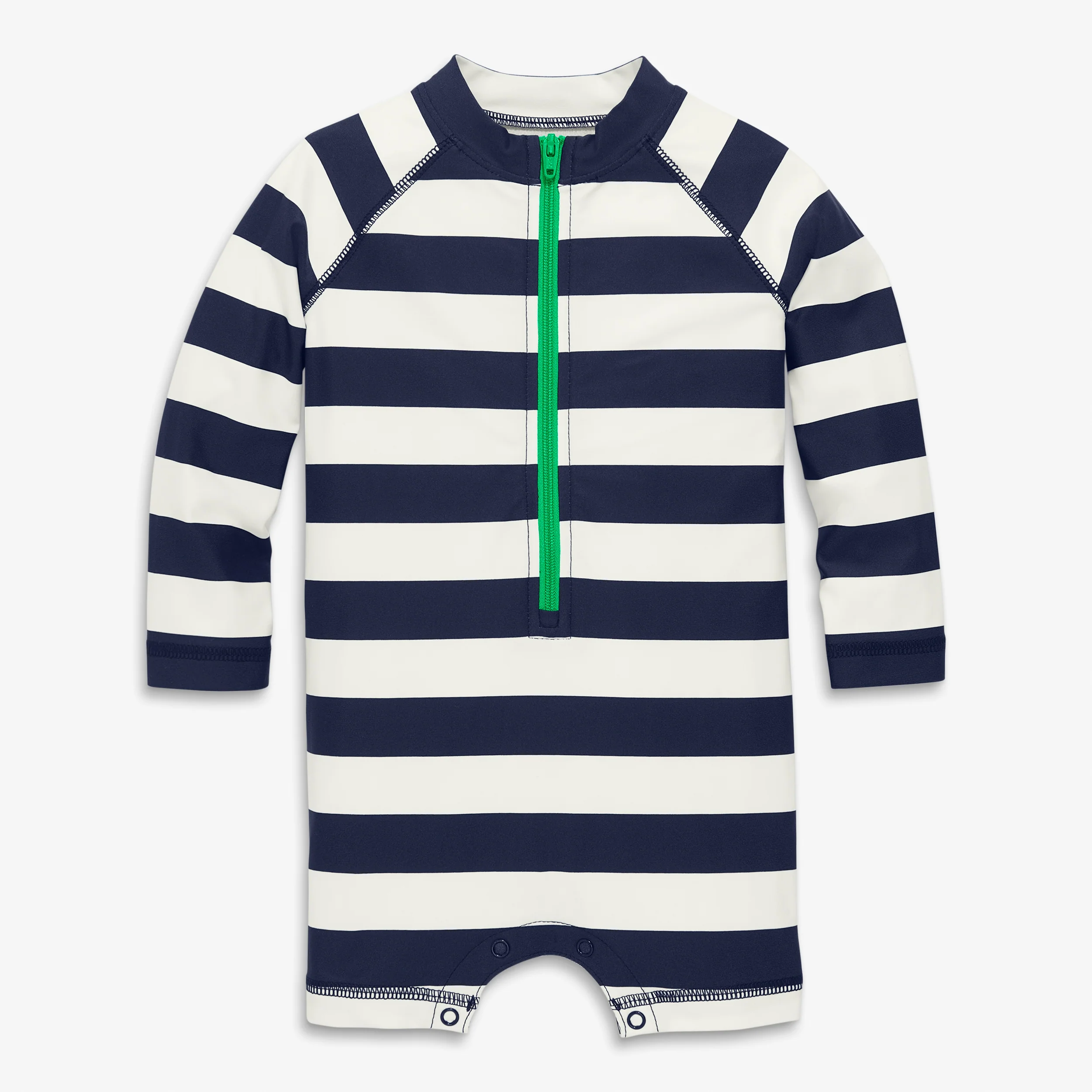 Baby one-piece rash guard in stripe - Image 3