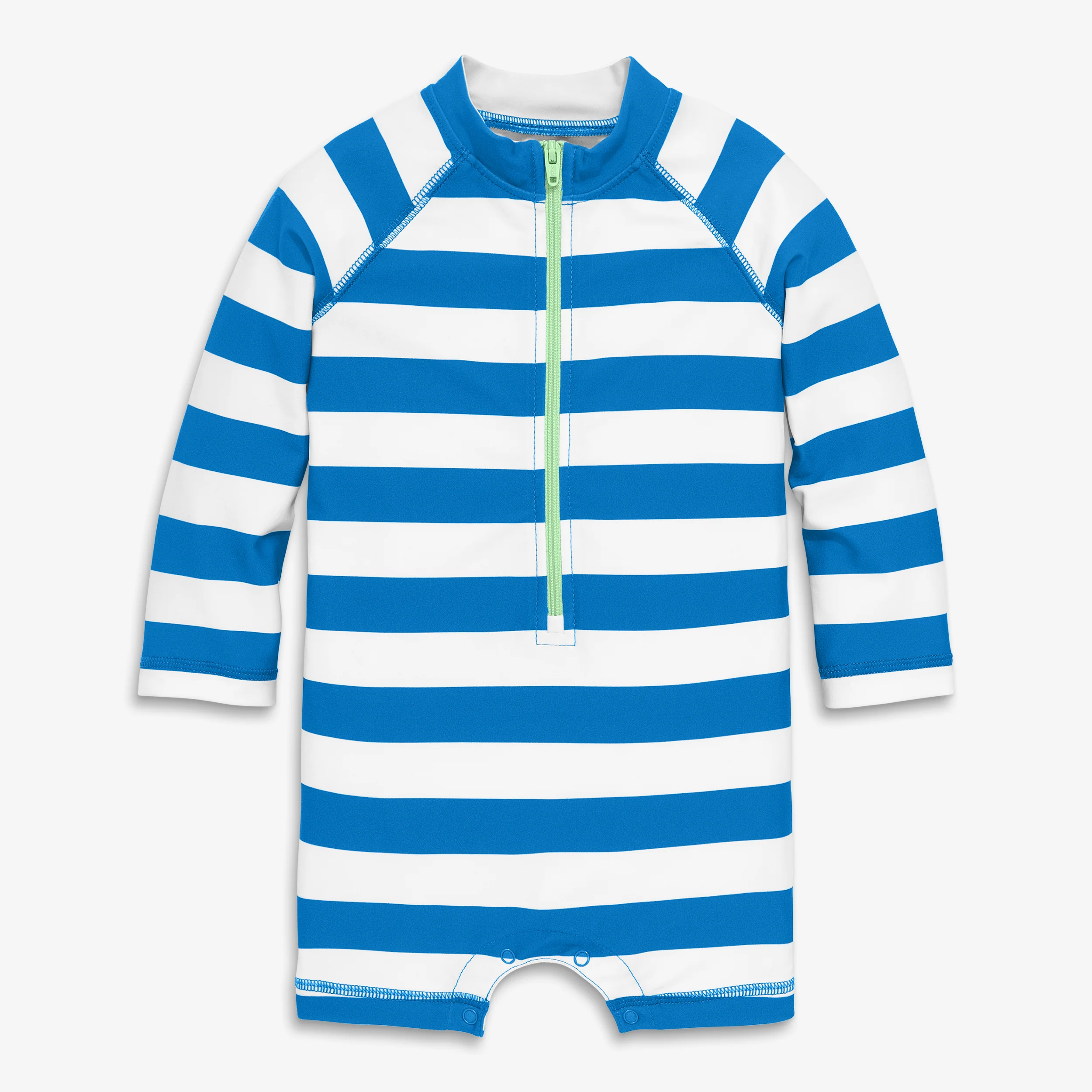 Baby one-piece rash guard in stripe - Image 6