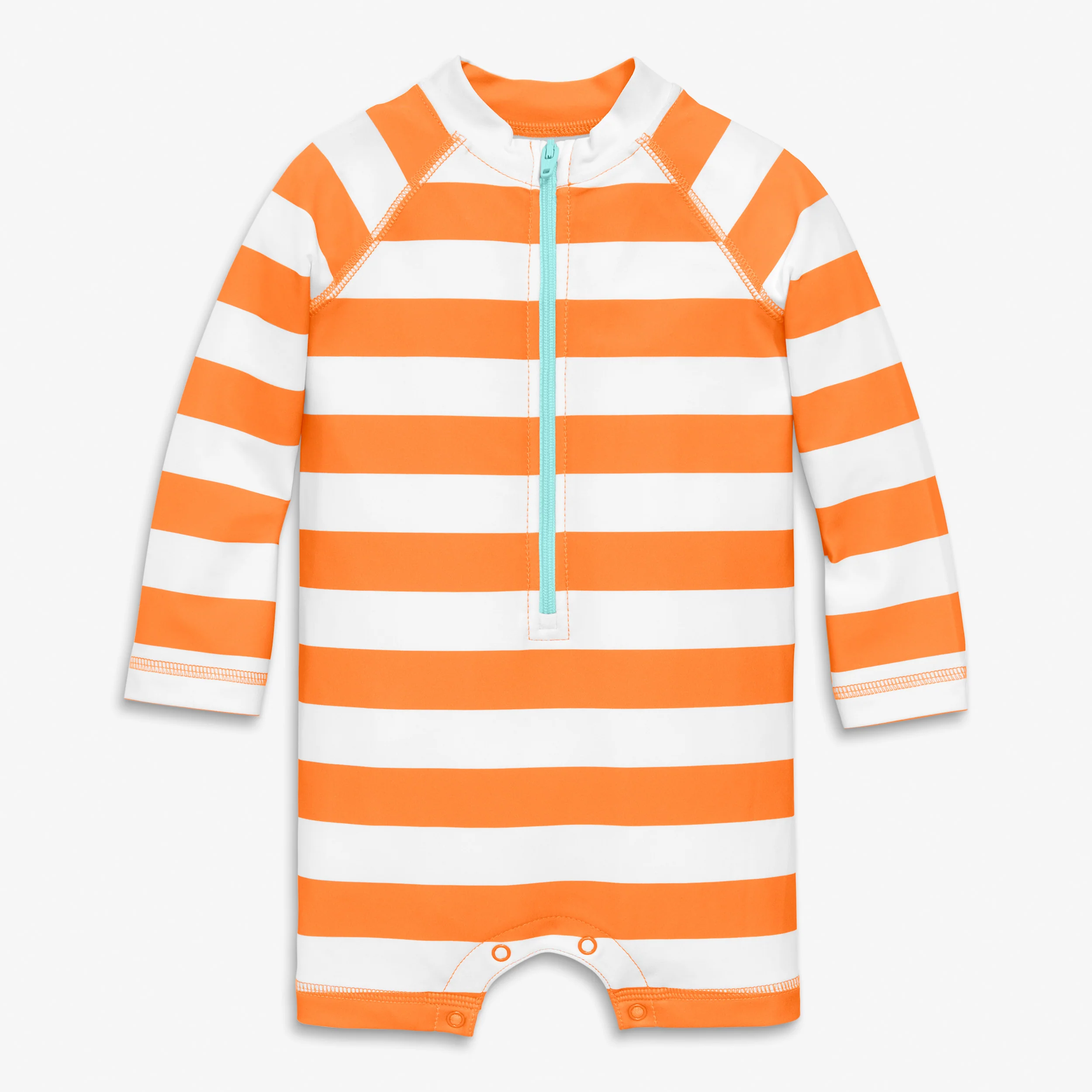 Baby one-piece rash guard in stripe - Image 9