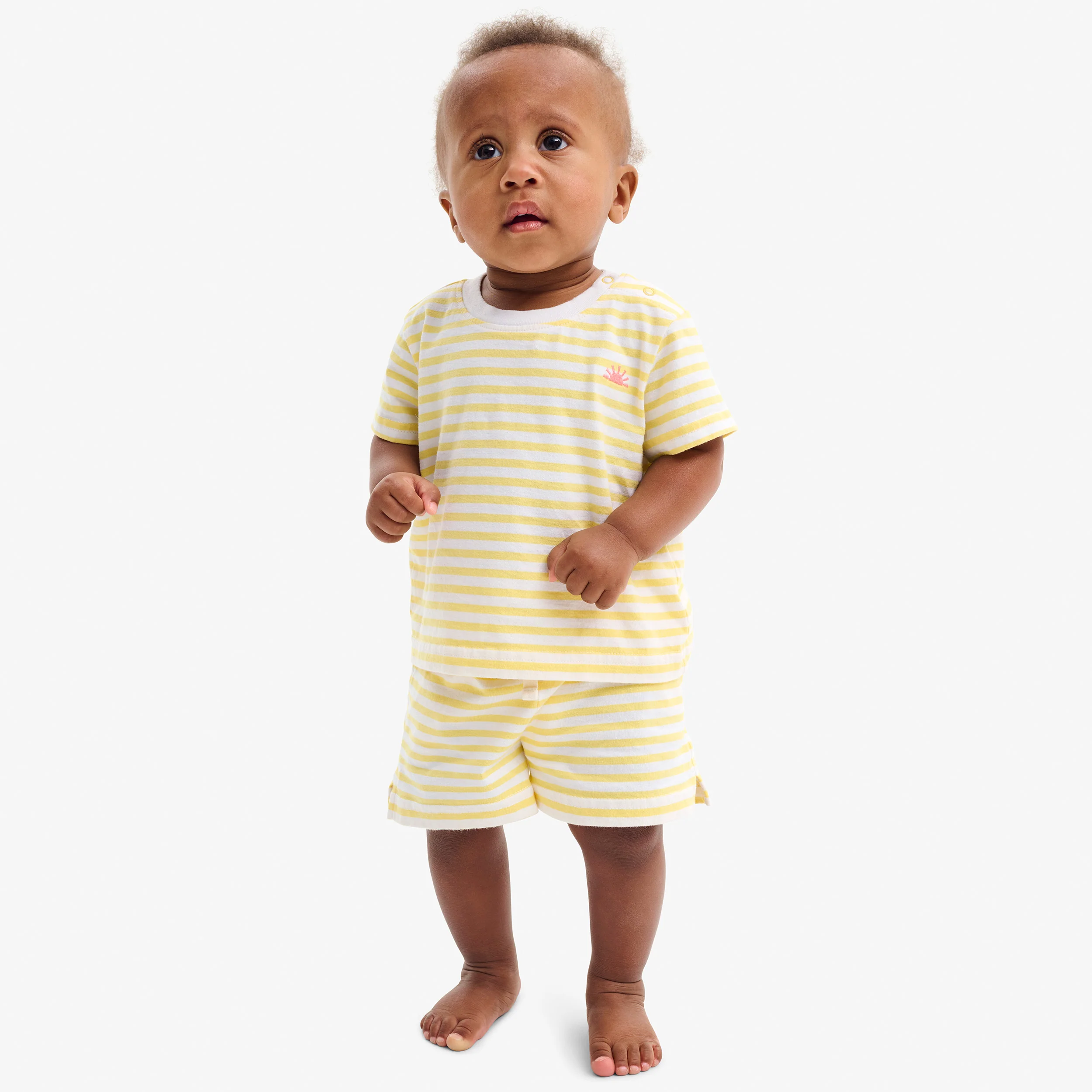 Baby play short in stripe - Image 5