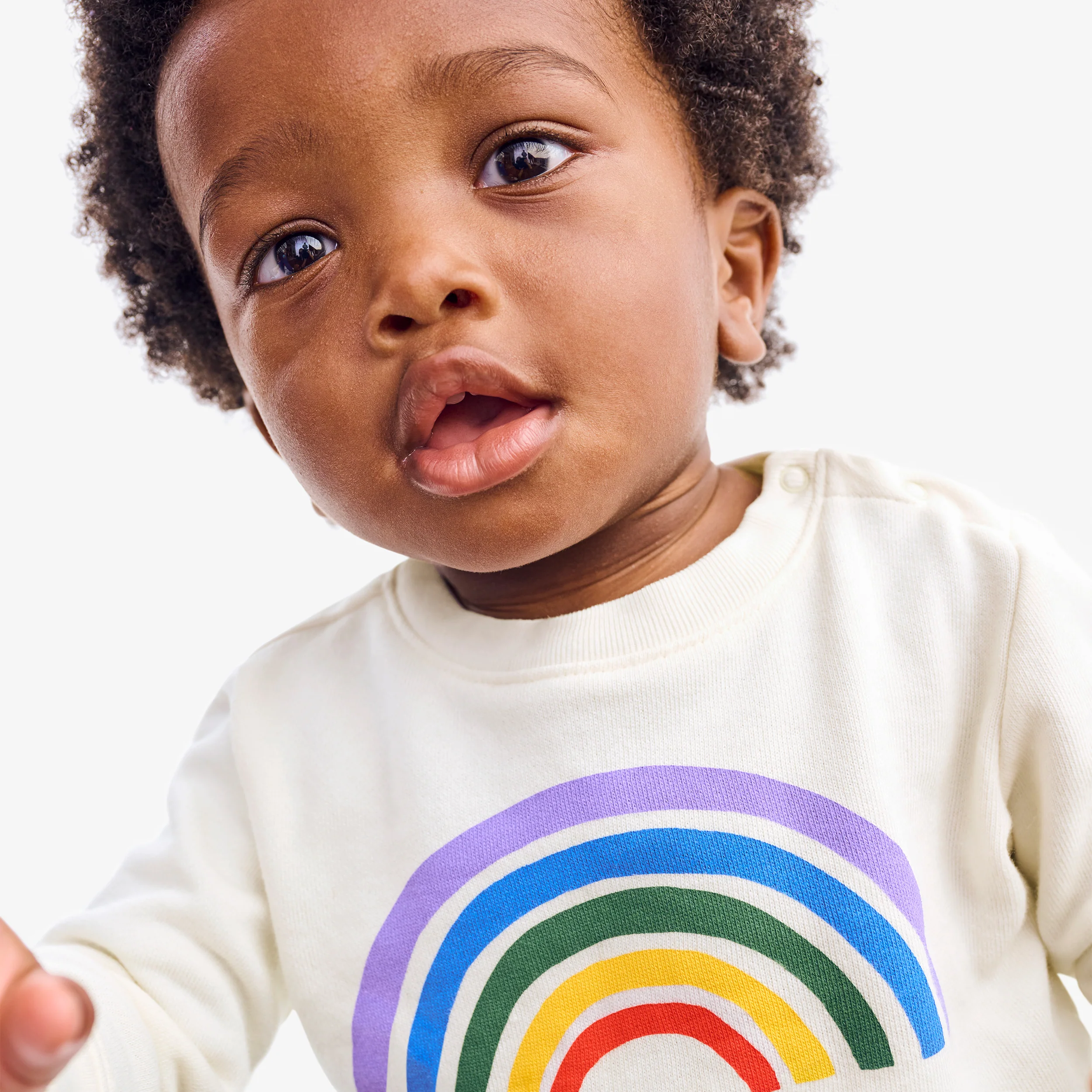 Baby rainbow sweatshirt - Image 3