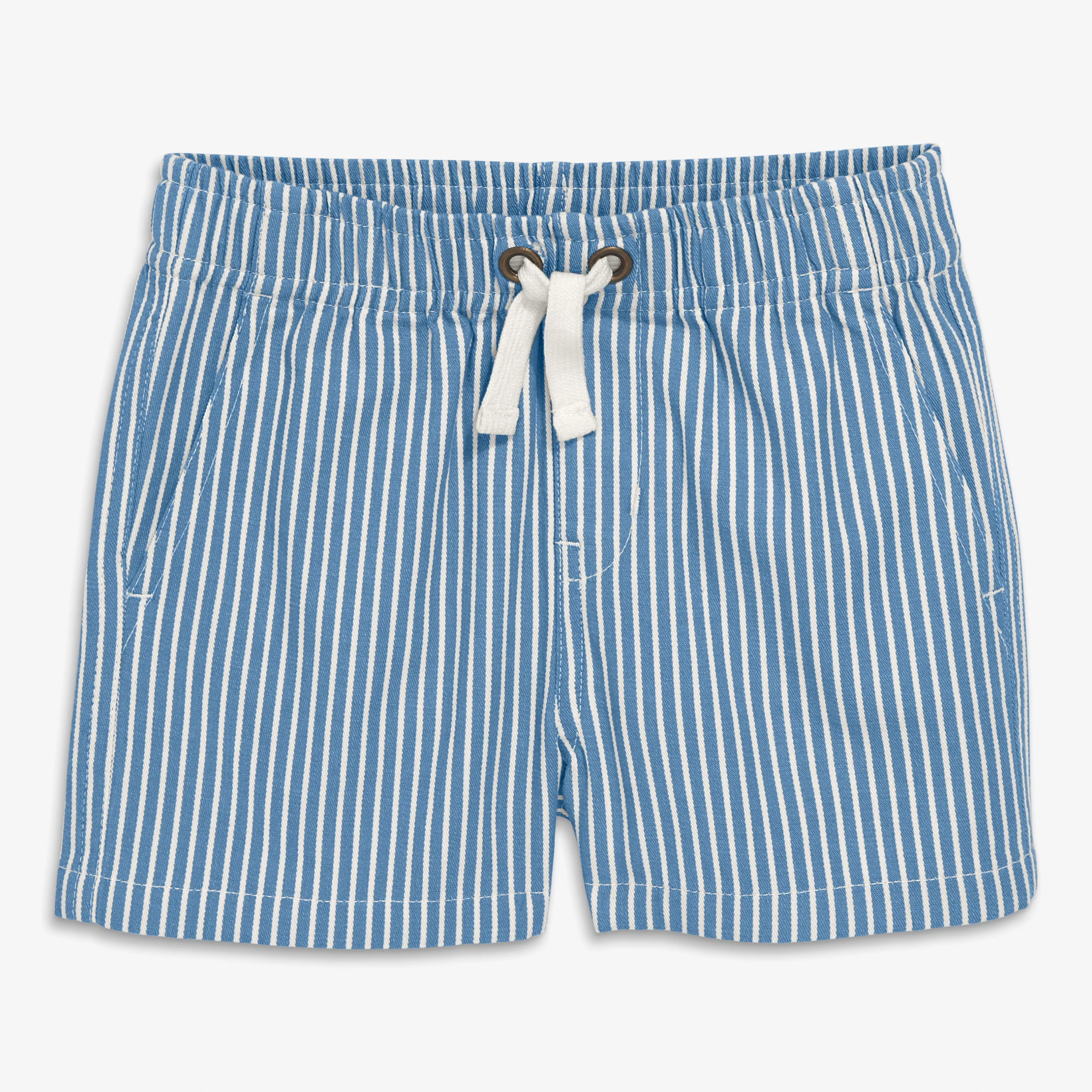 Baby stretch chino short in boardwalk stripe - Image 2