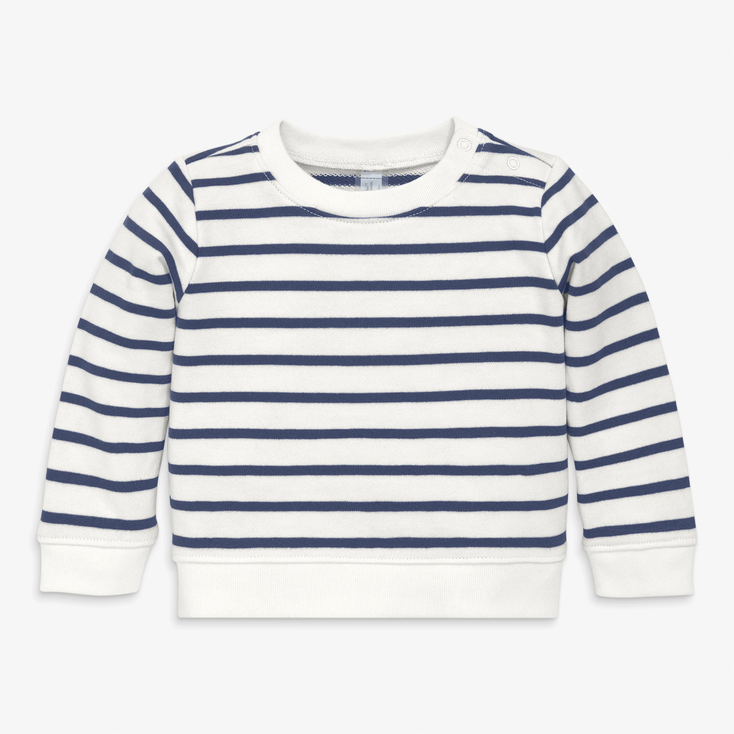 Baby sweatshirt in stripe