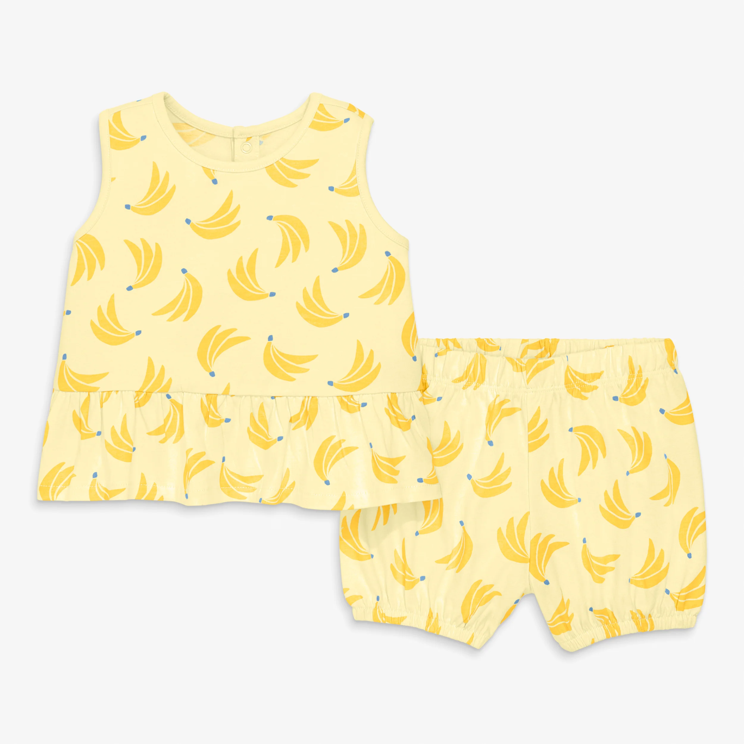 Baby tank and shorts set in bananas - Image 2
