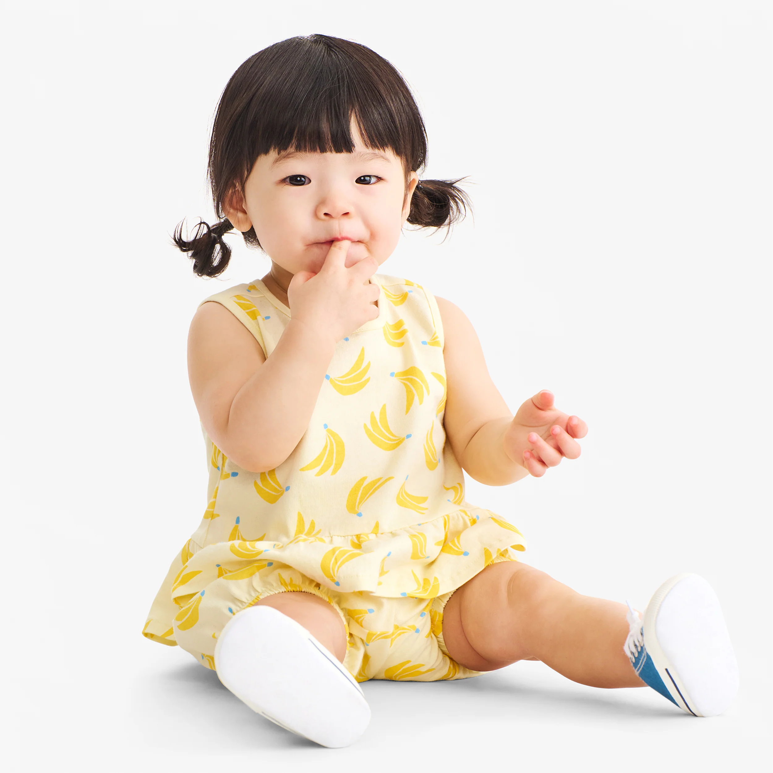 Baby tank and shorts set in bananas - Image 3