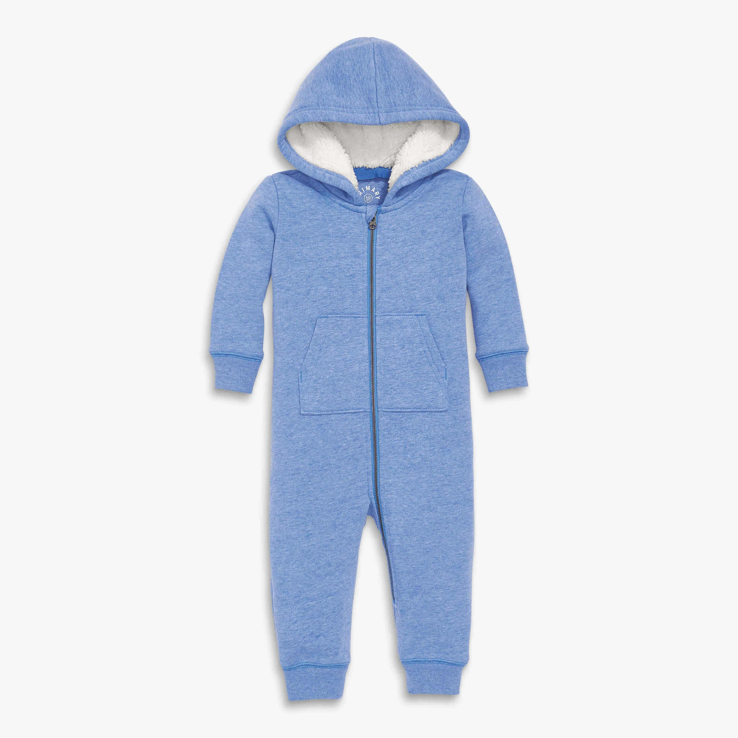 Baby teddy fleece-lined zip romper - Image 3