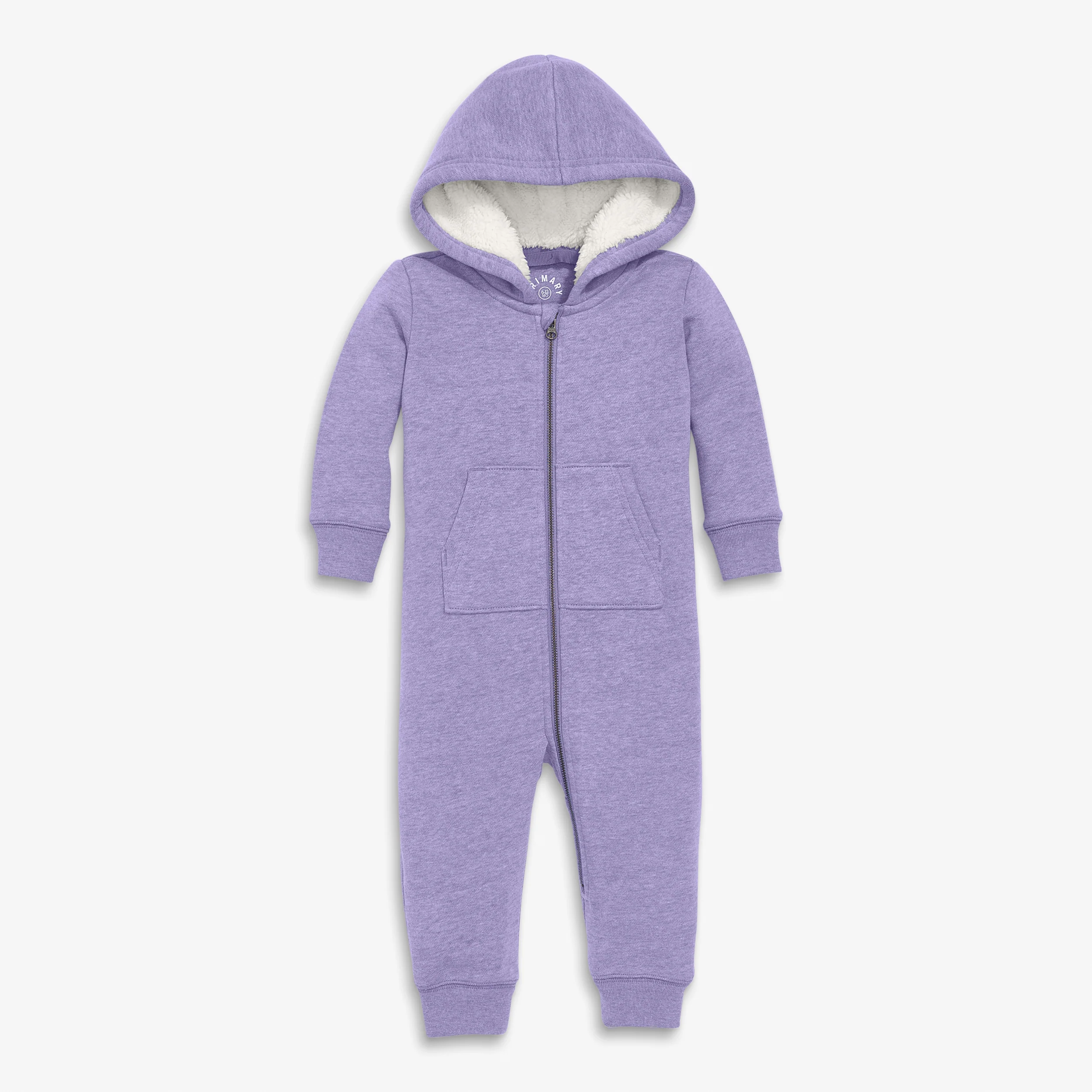 Baby teddy fleece-lined zip romper - Image 5