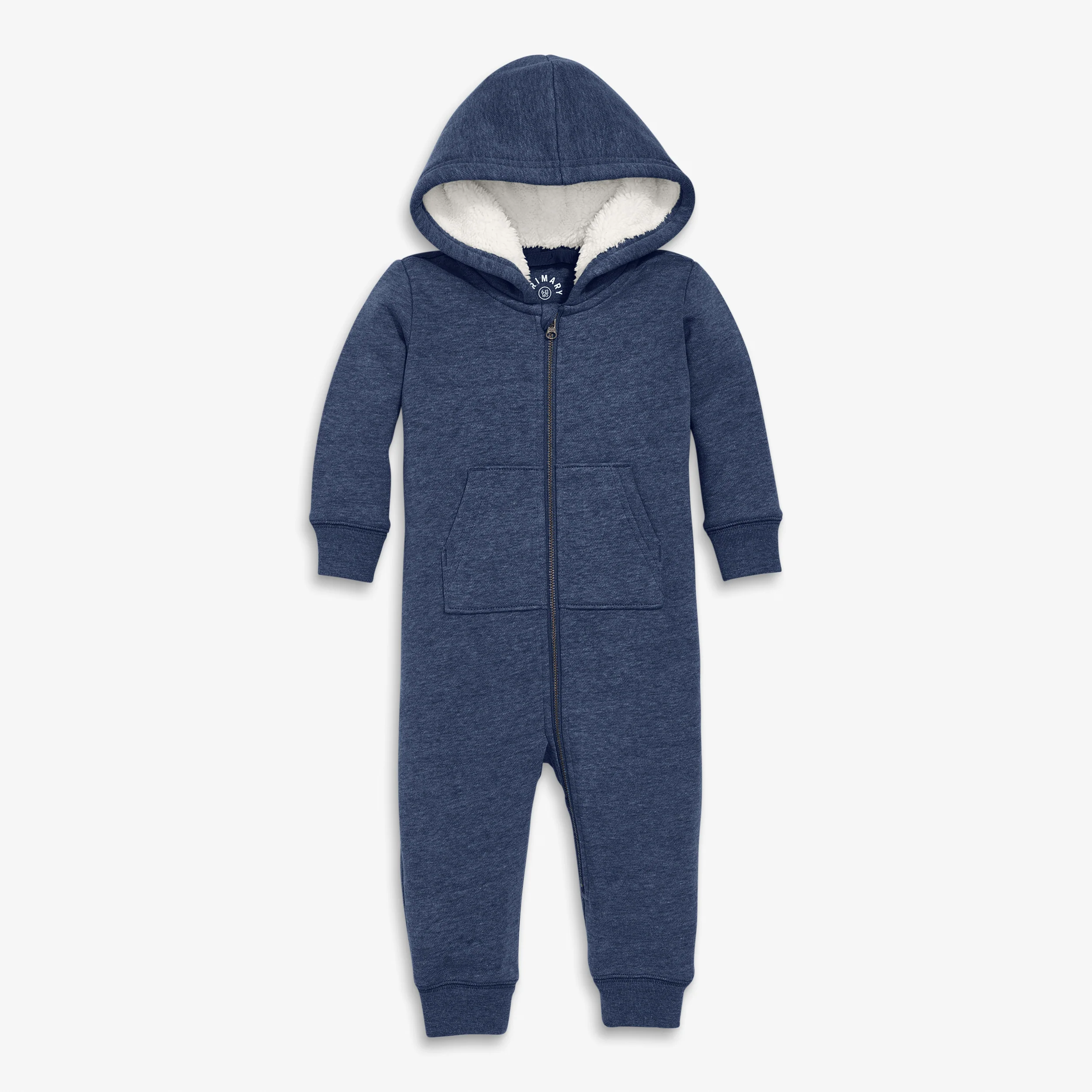 Baby teddy fleece-lined zip romper - Image 6