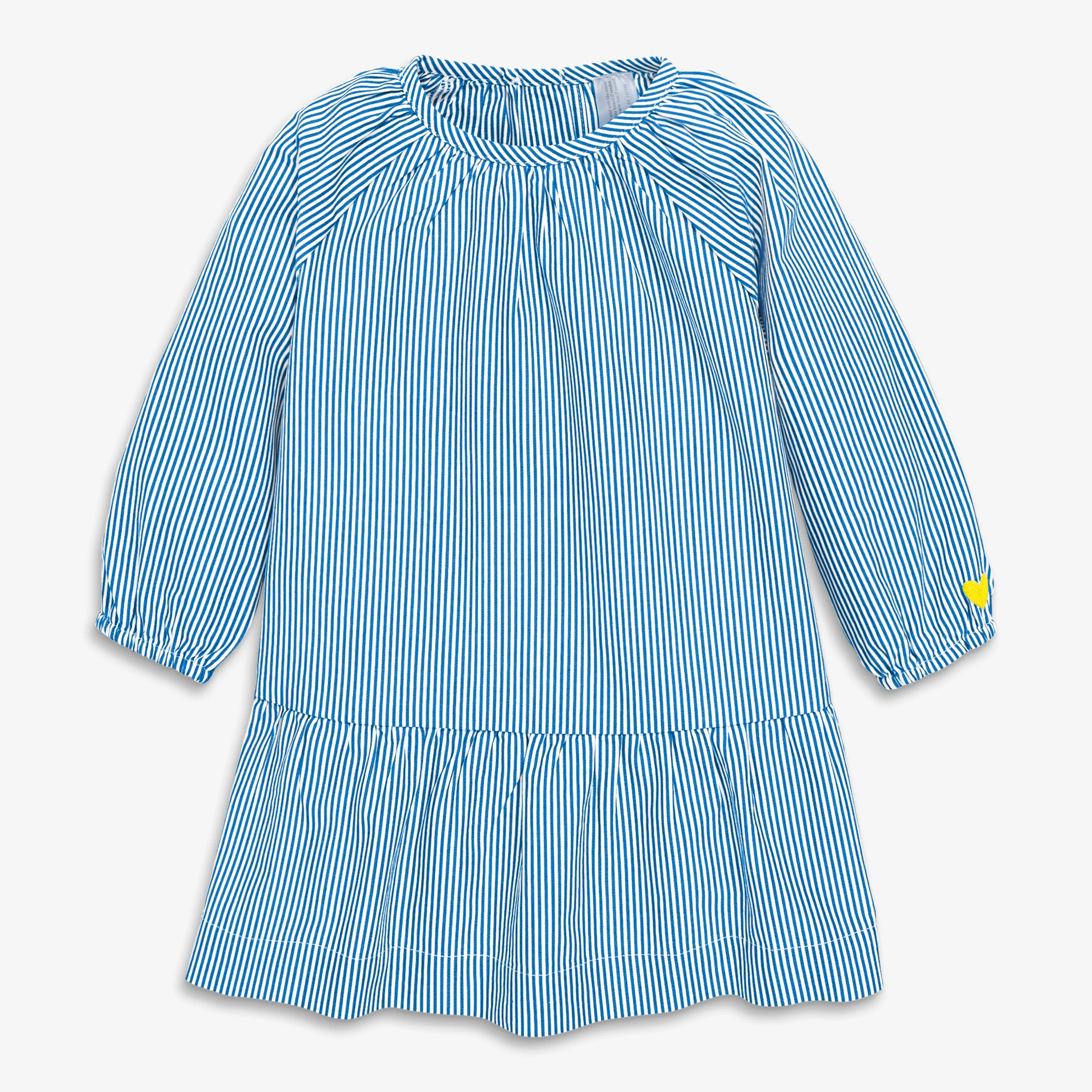 Clearance baby popover dress in stripe - Image 2
