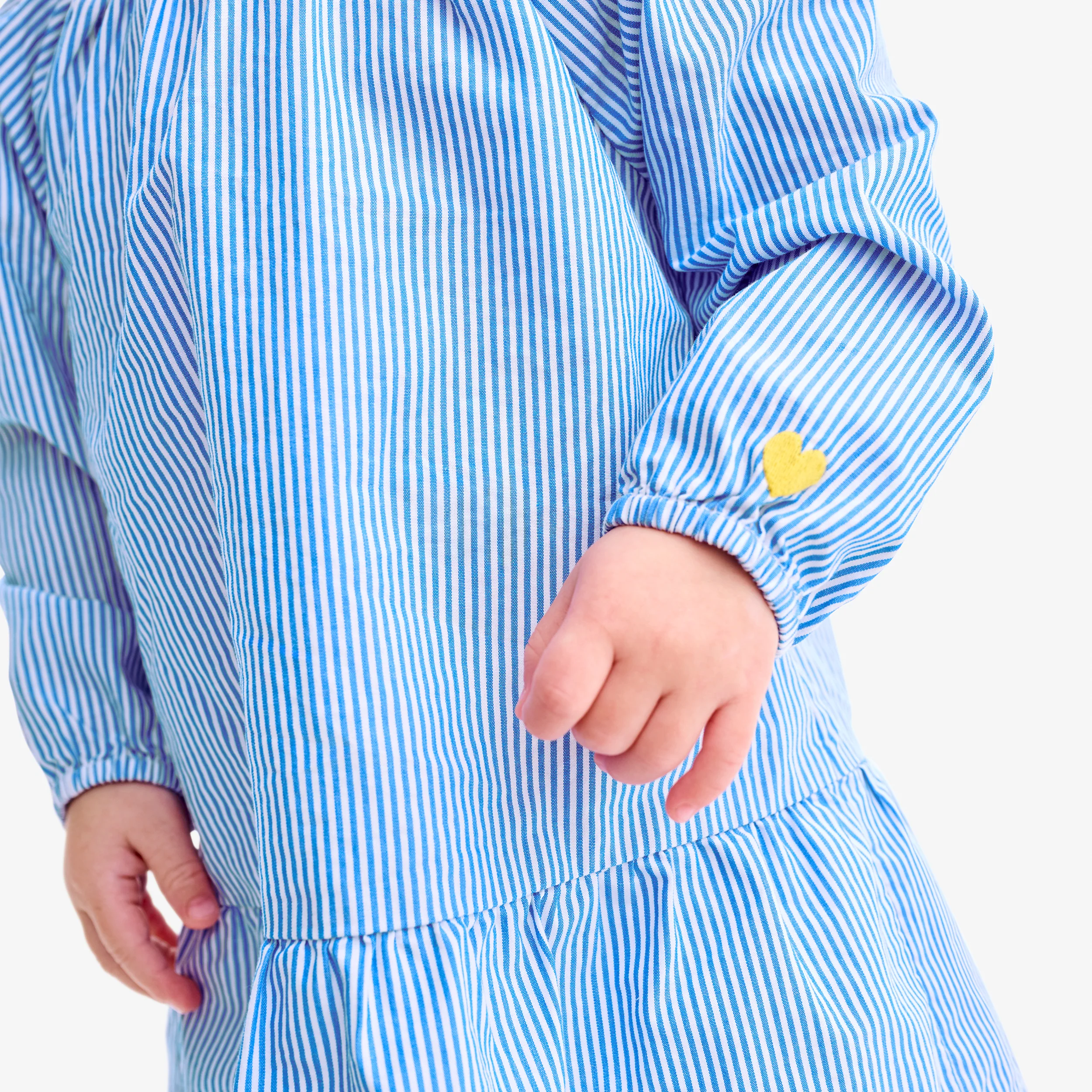 Clearance baby popover dress in stripe - Image 4