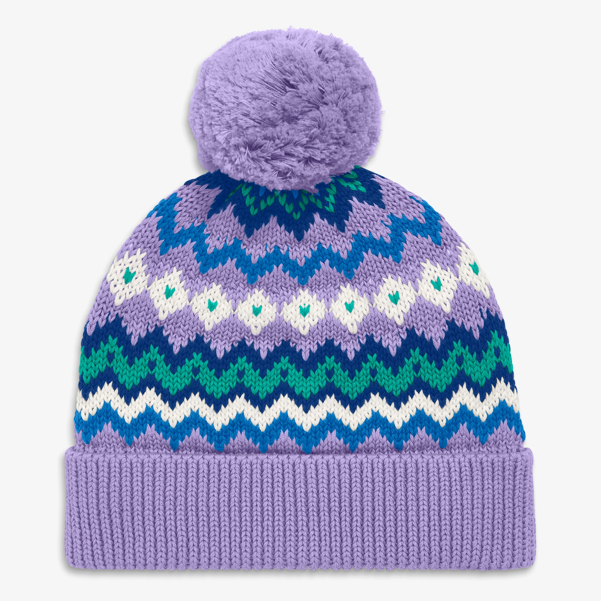 Baby fair isle beanie - Image 4