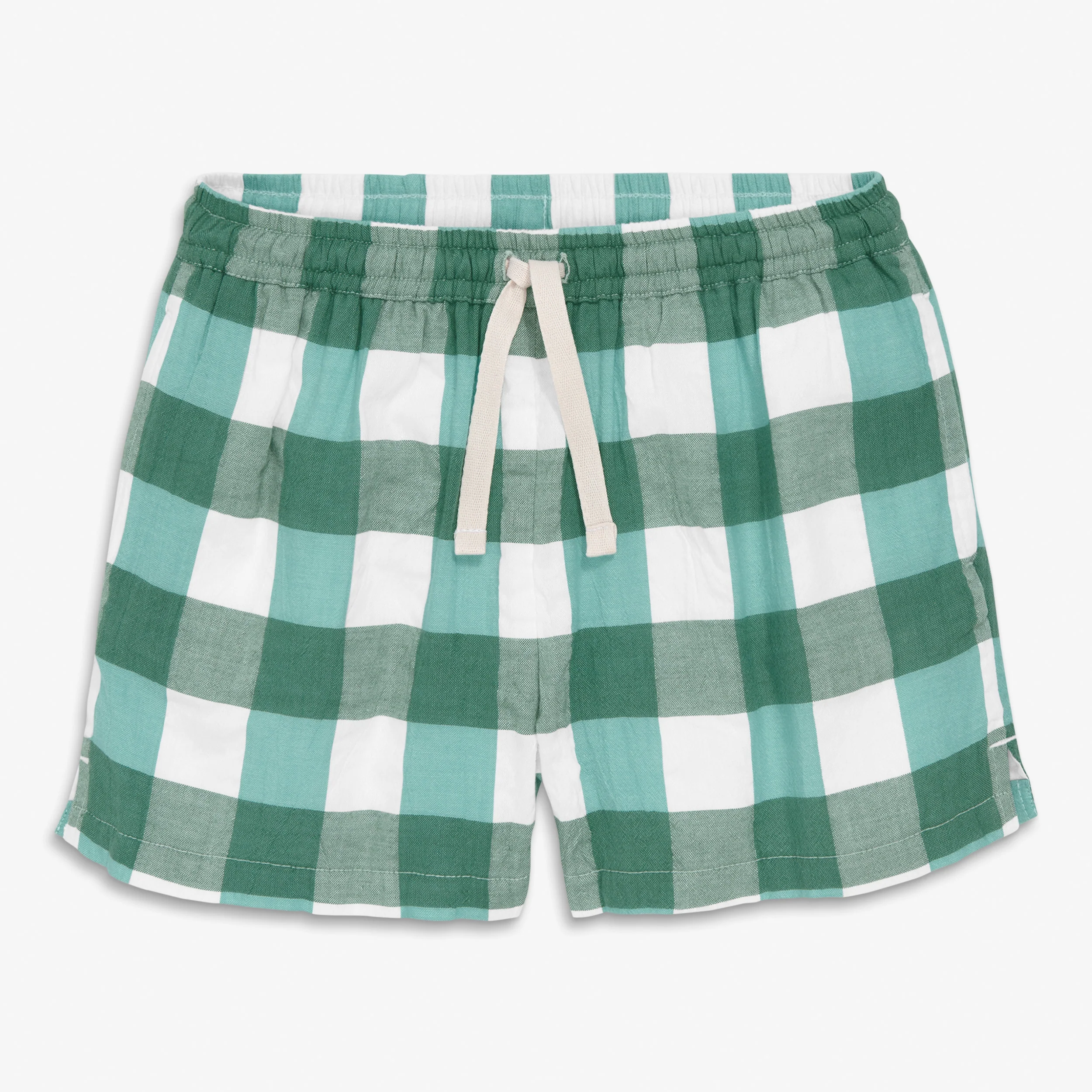 Clearance kids beach short in gingham - Image 2