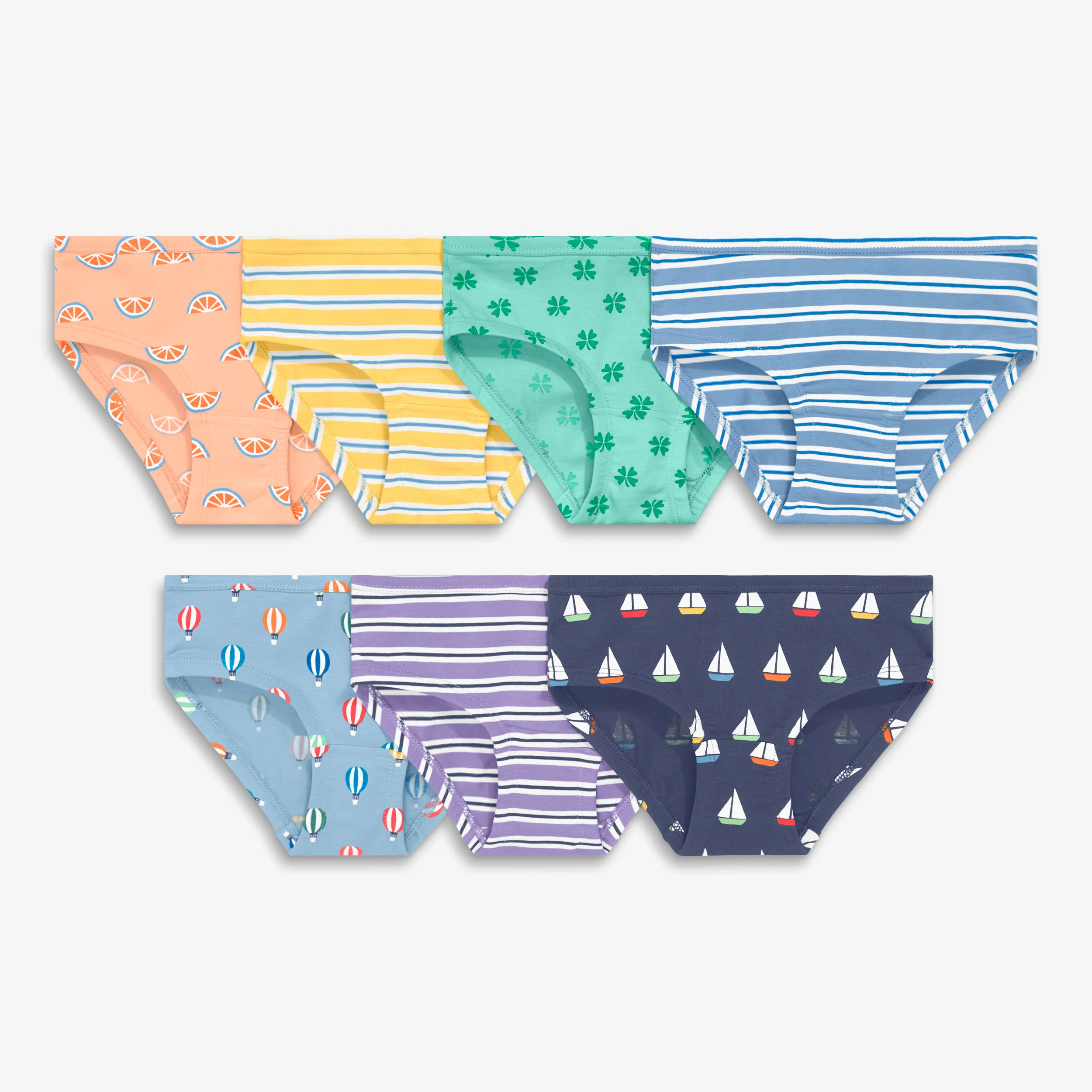 Kids bikini 7-pack in spring mix