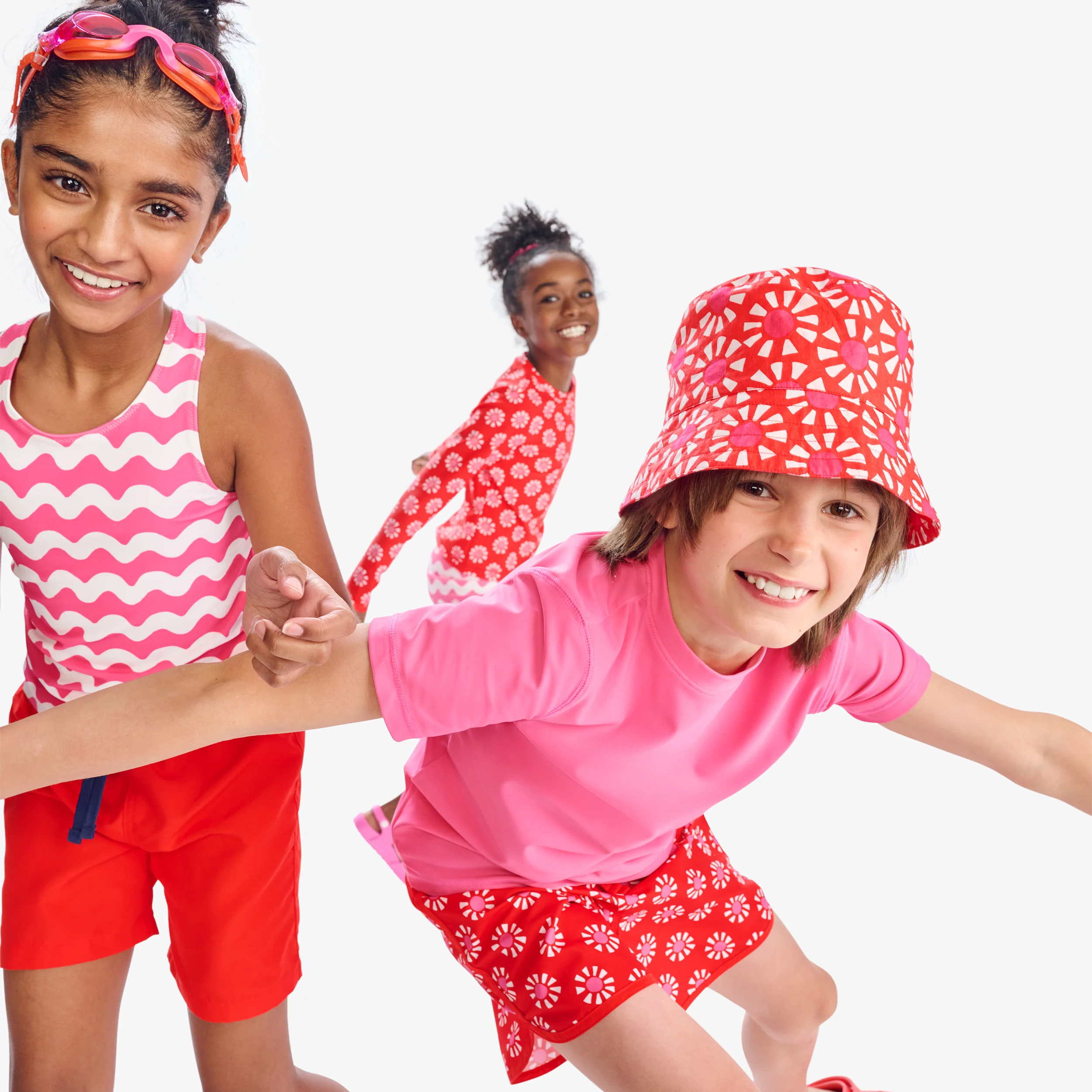 Clearance kids bucket hat in cutout suns - Image 4