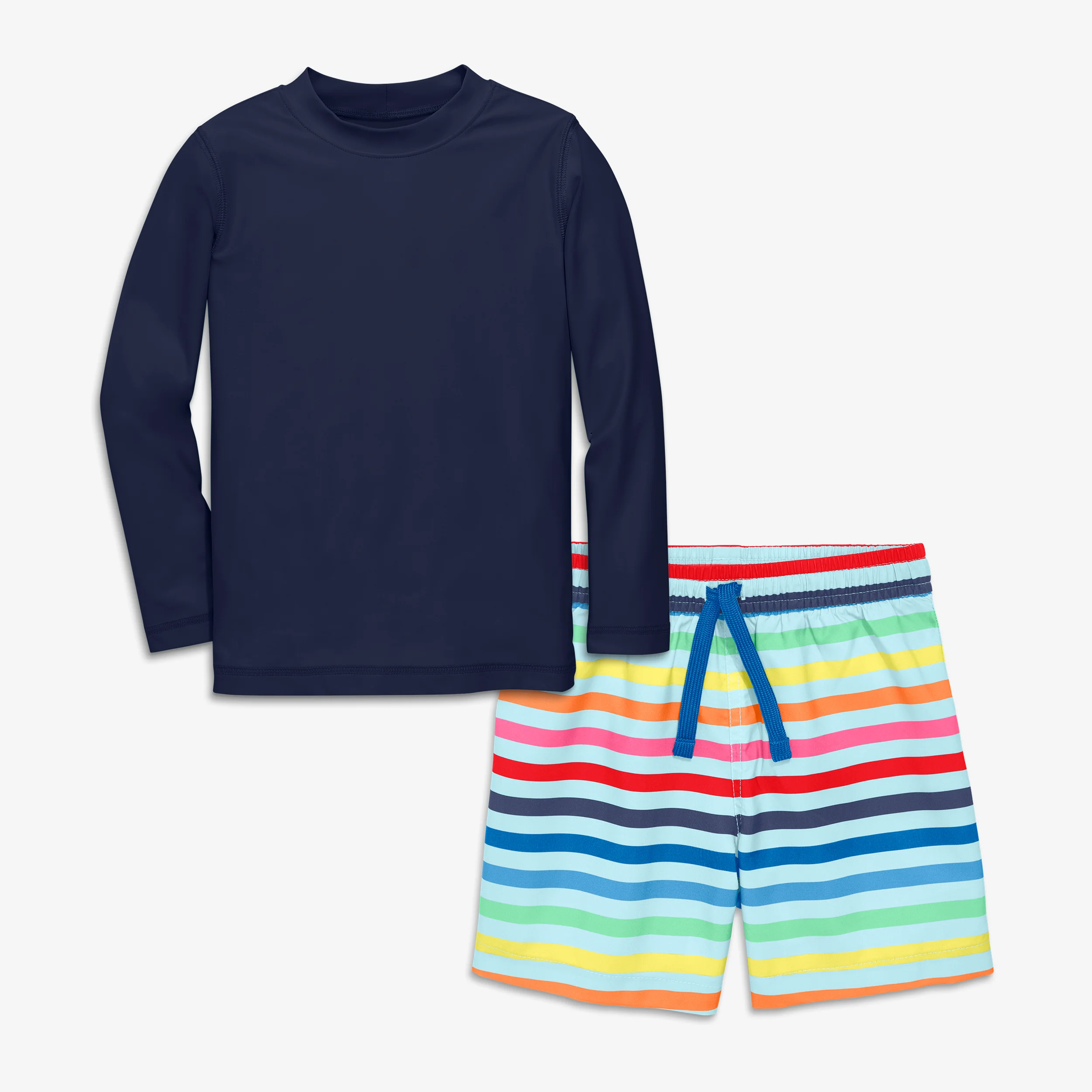 Kids long sleeve rash guard and trunk set - Image 6