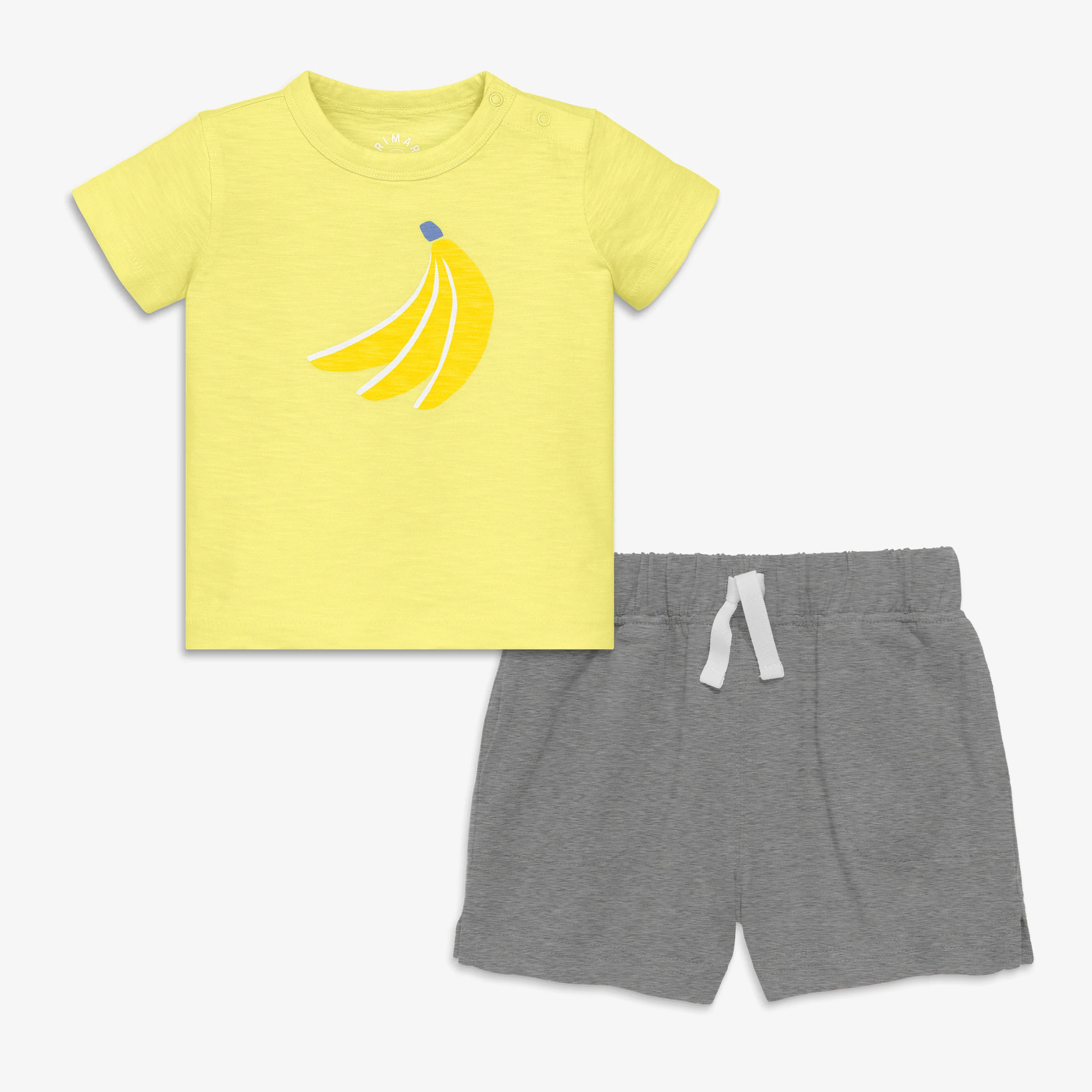 Baby banana bunch tee set