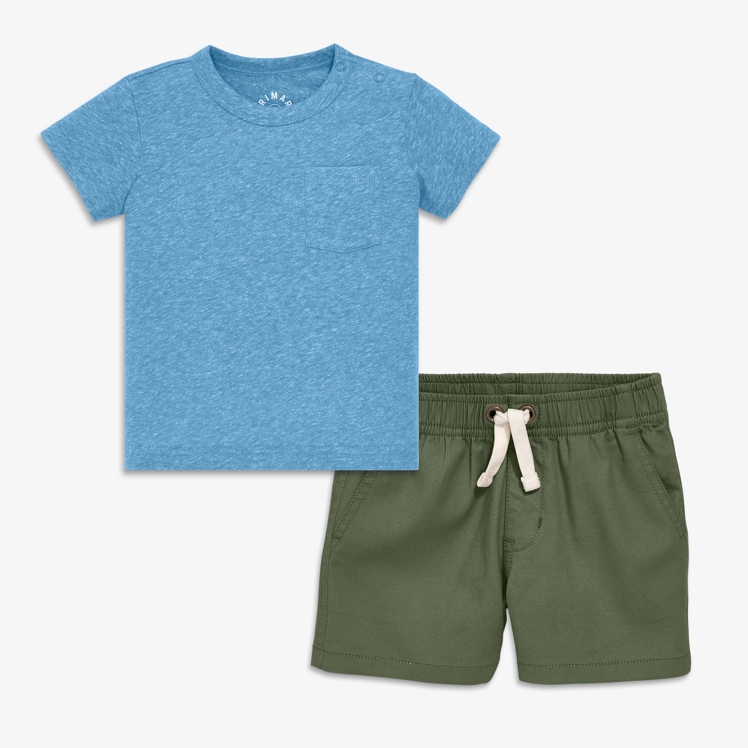 Baby heathered tee set - Image 4