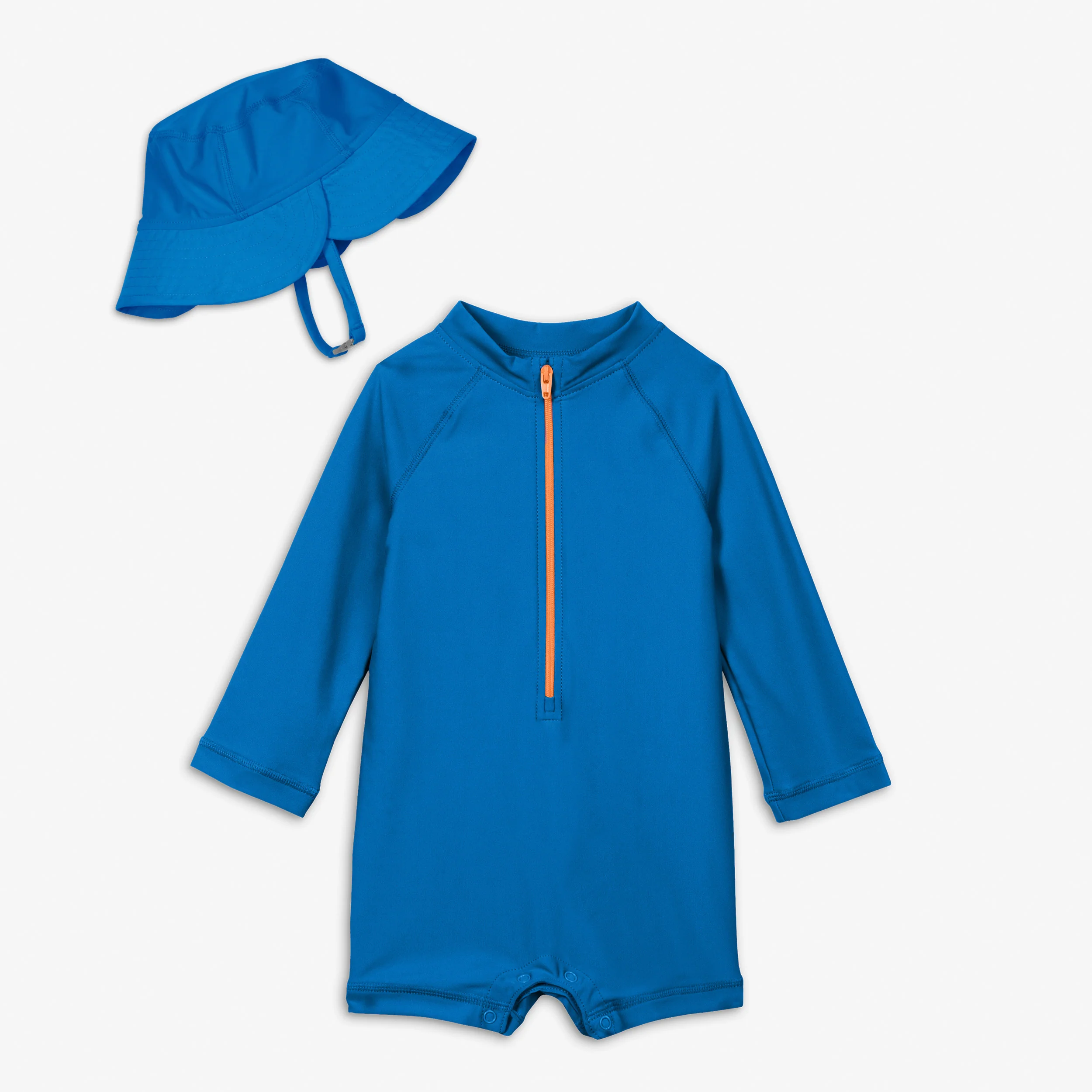 Baby one-piece rash guard & sun hat - Image 3
