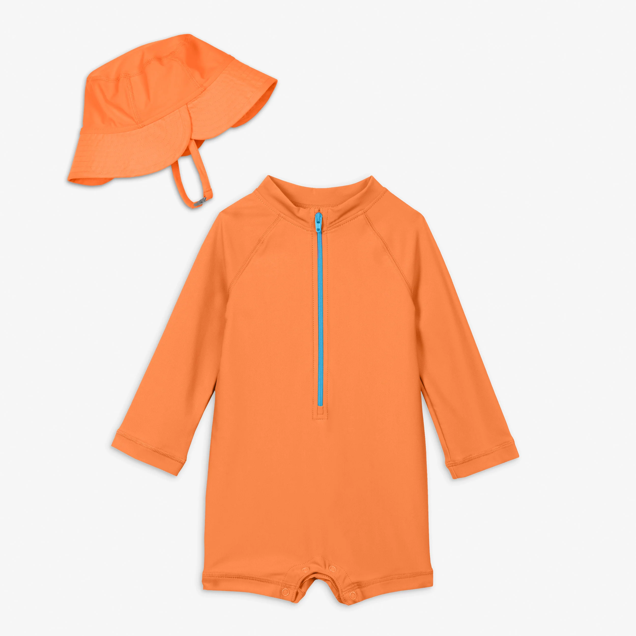 Baby one-piece rash guard & sun hat - Image 4