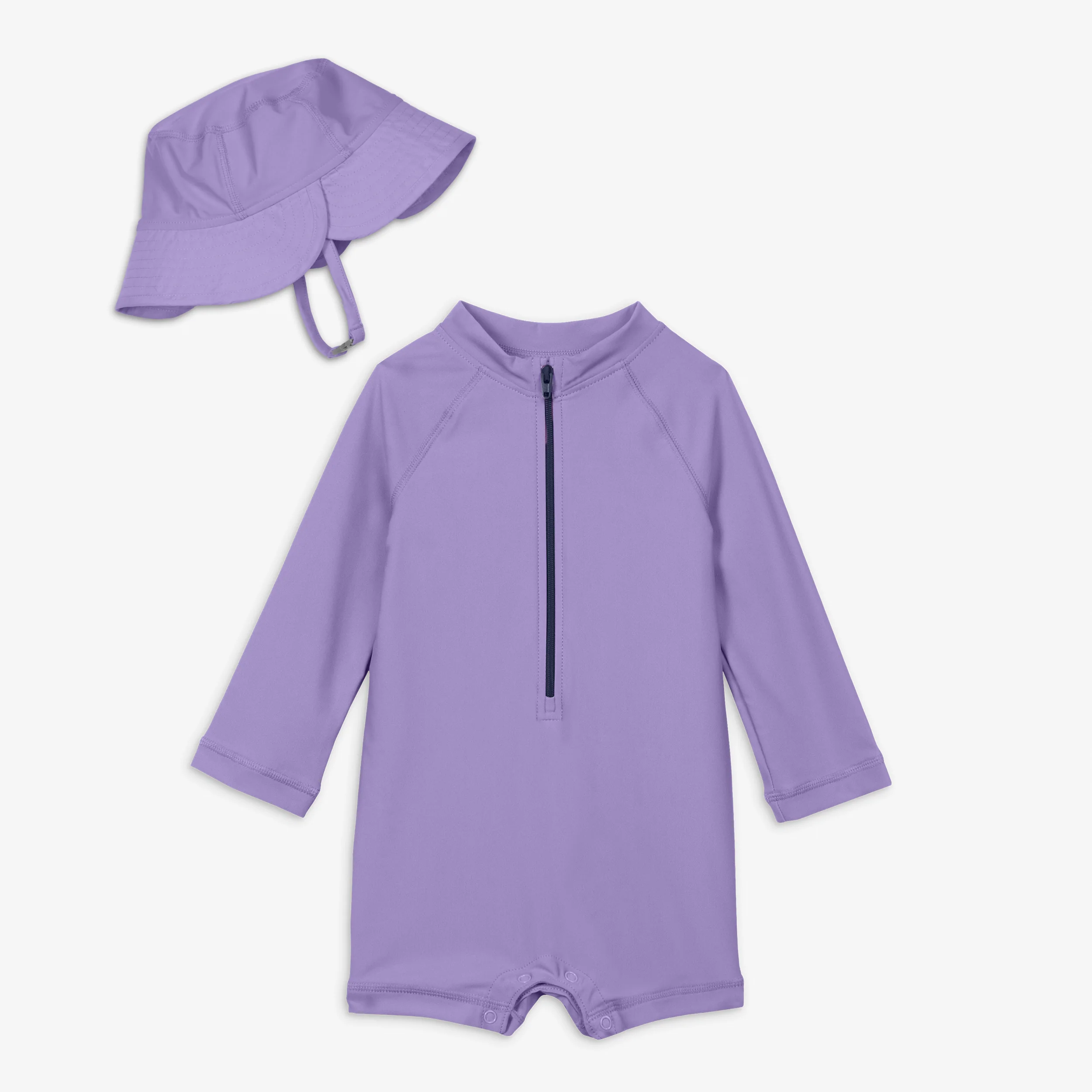 Baby one-piece rash guard & sun hat - Image 7