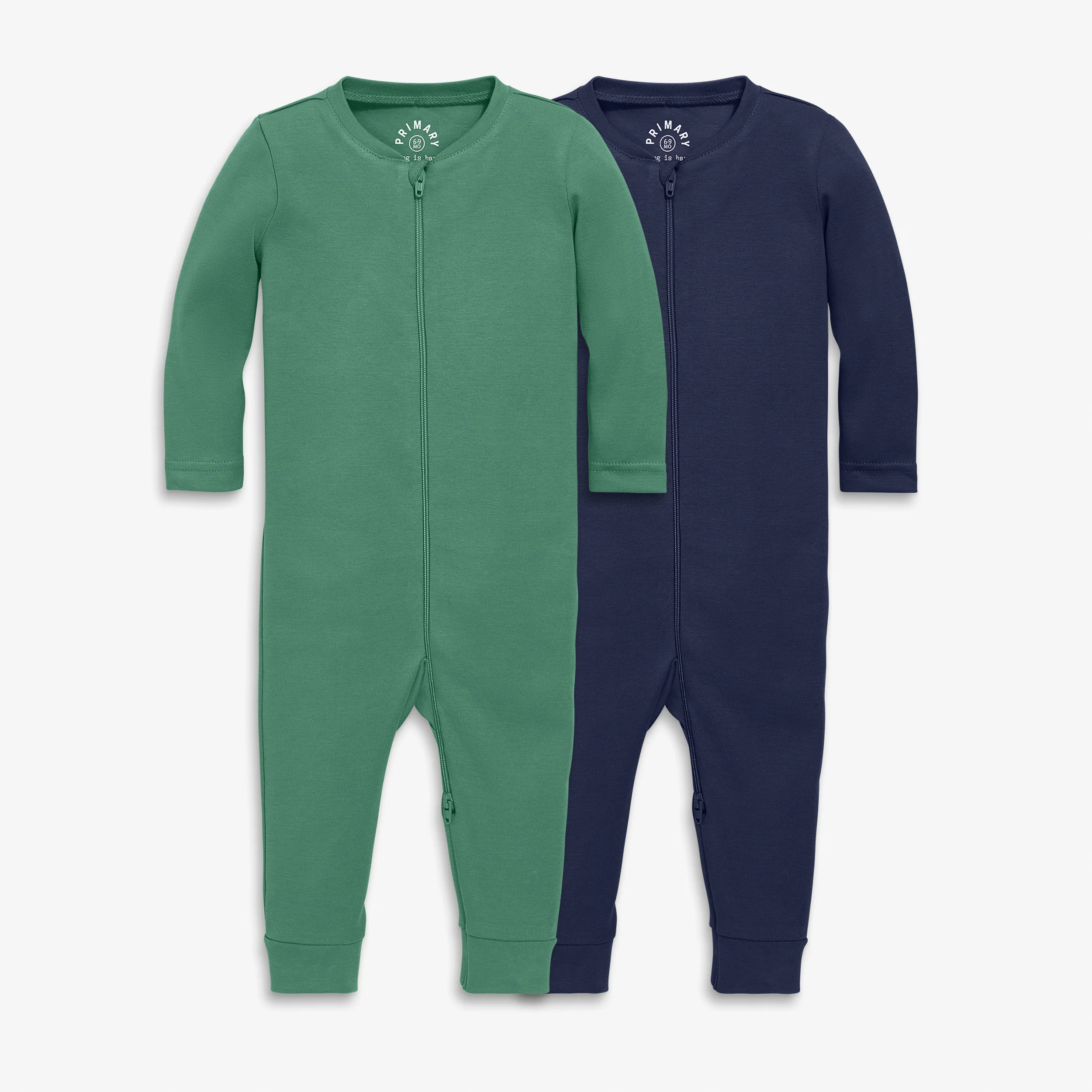 Baby organic zip romper 2-pack - Image 2